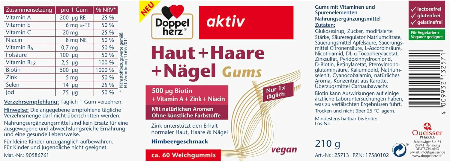 Haut + Haare + Nägel (60 Gums) - Image 2