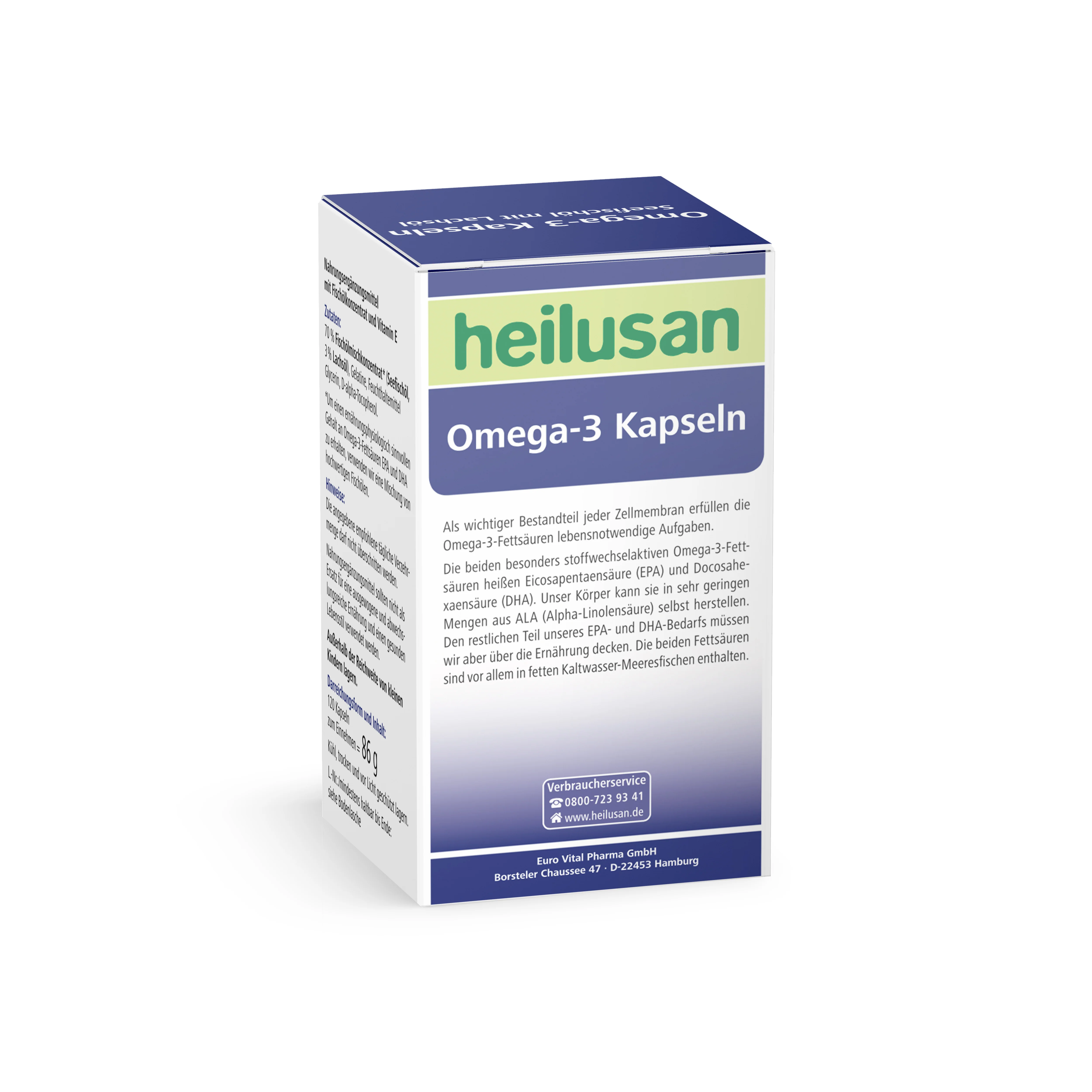 Heilusan Omega-3 (120 Kapseln) - Image 2