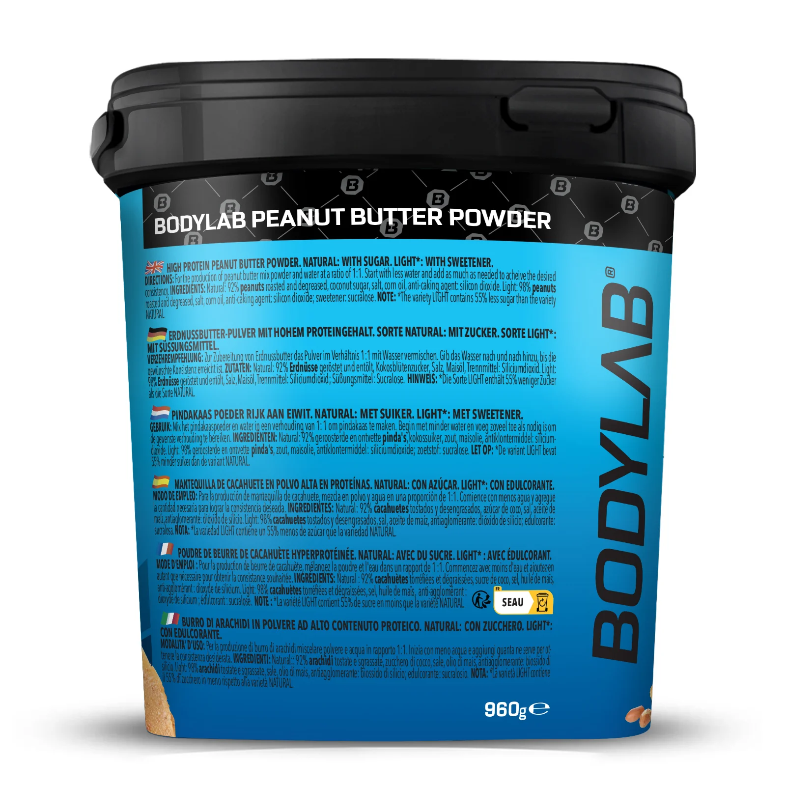 High Protein Peanut Butter Powder (960g) - Image 5