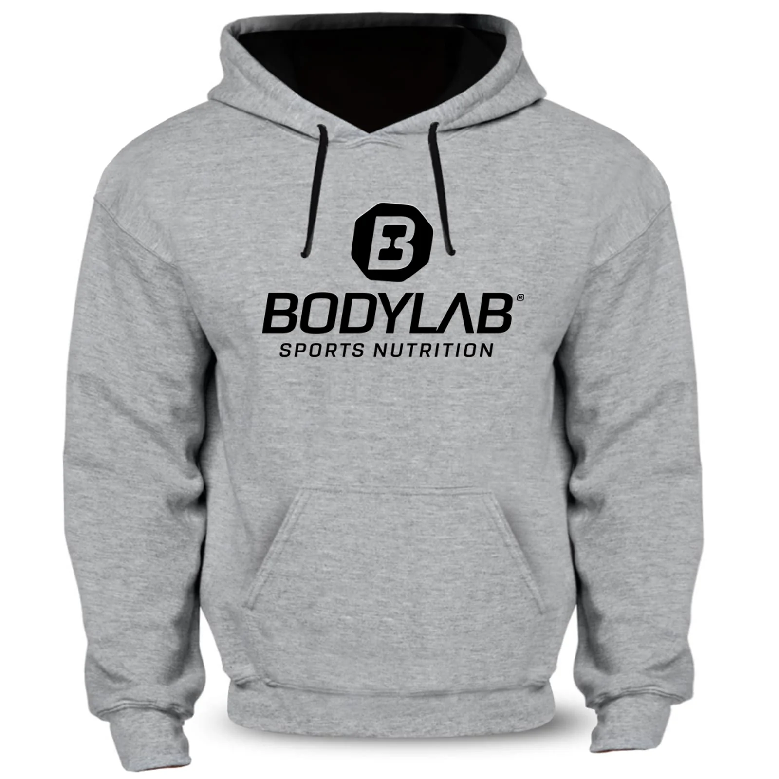 Hoodie grijs (met zwart Bodylab logo) - Image 4