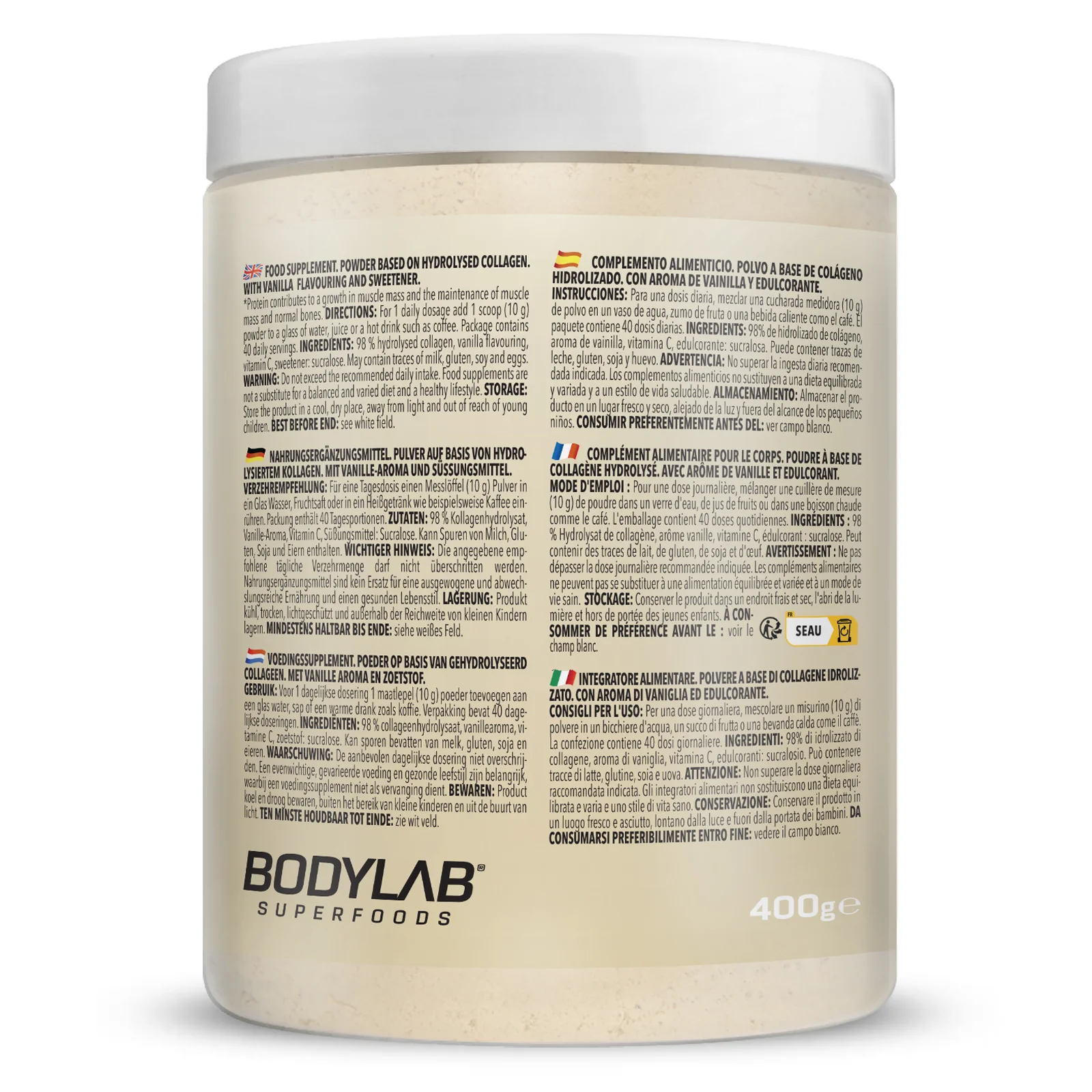 Hydrolised Collagen (400g) - Image 6