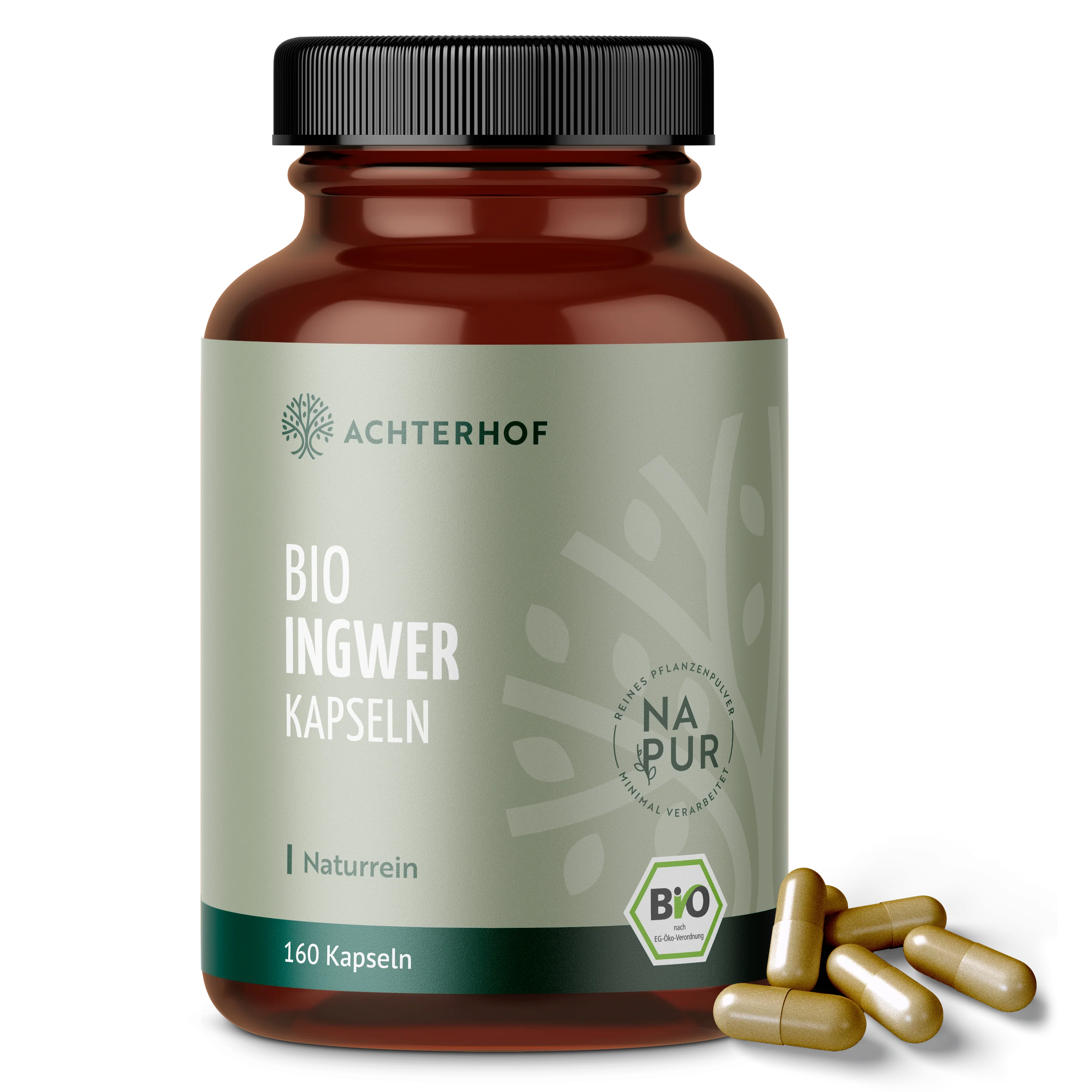 Bio Ingwer Kapseln (160 Kapseln)