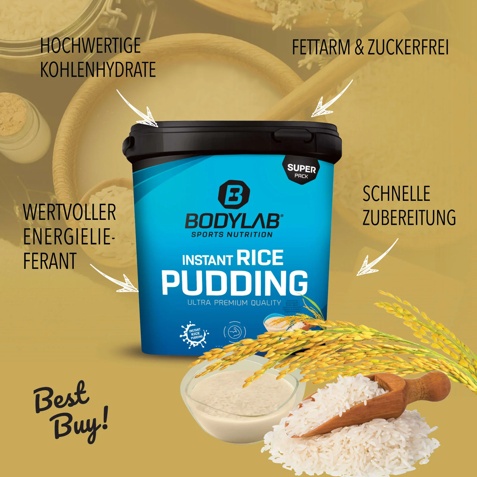 Instant Rice Pudding (2x3000g) - Image 2