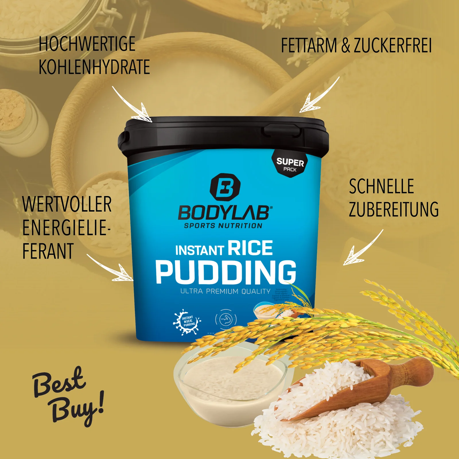 Instant Rice Pudding (3000g) - Image 2