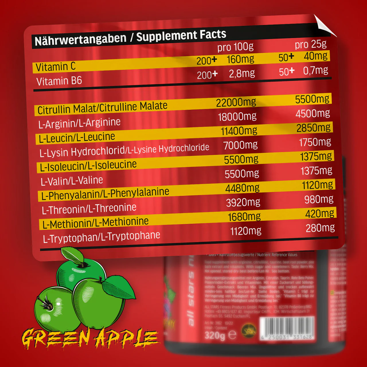 Intra-X Markus Schmid Edition Intraworkout (400g) - Image 5
