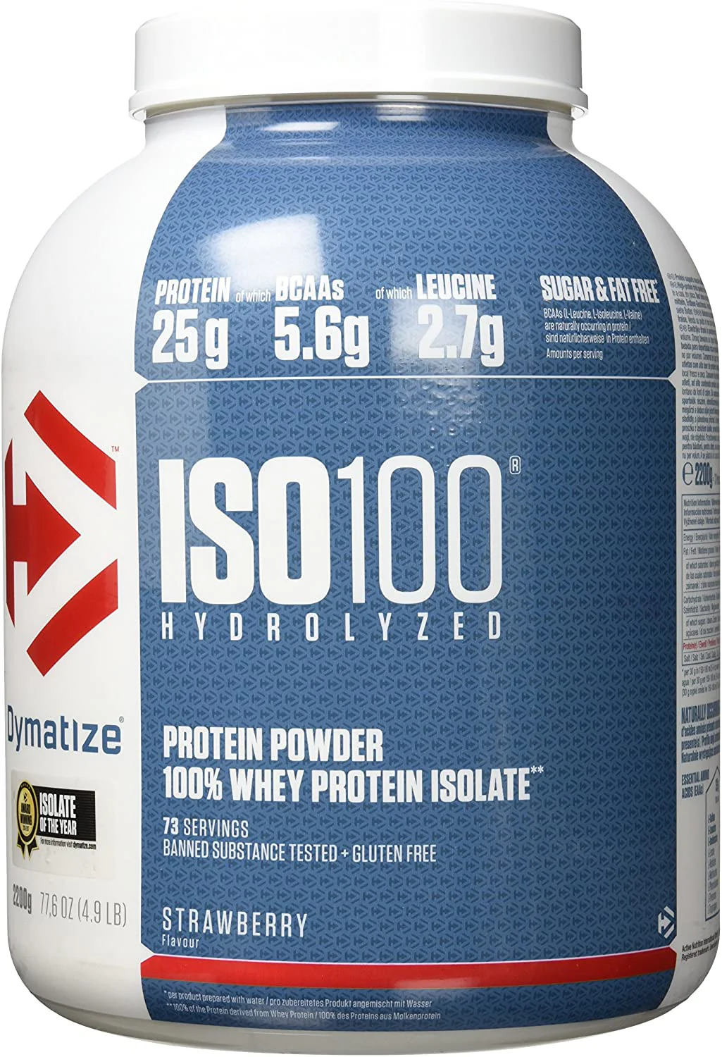ISO 100 Hydrolyzed (2264g) - Image 5