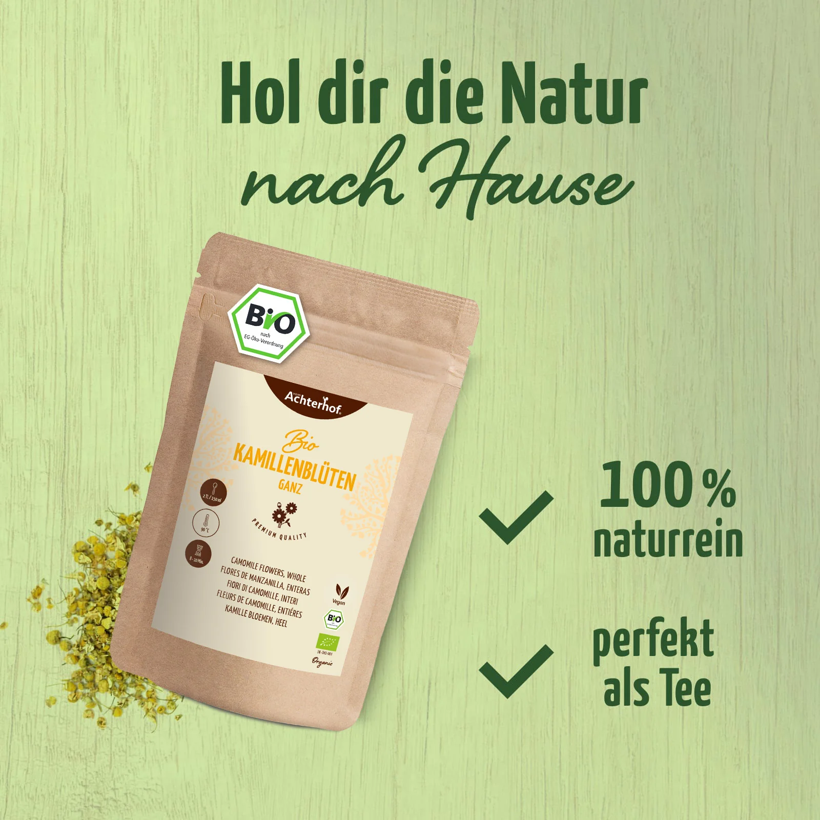 Kamillenblüten ganz Bio (1000g) - Image 4