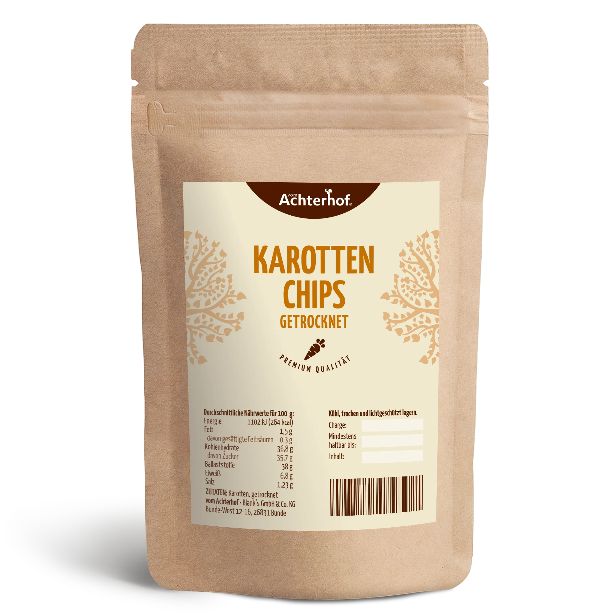 Karottenchips (1000g)