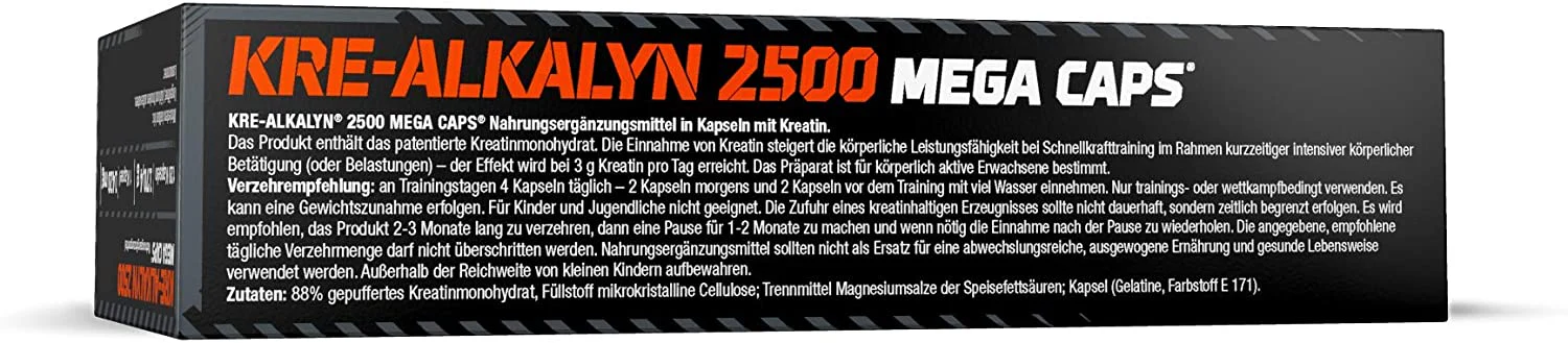 Kre Alkalyn 2500 Mega caps (120 caps) - Image 4