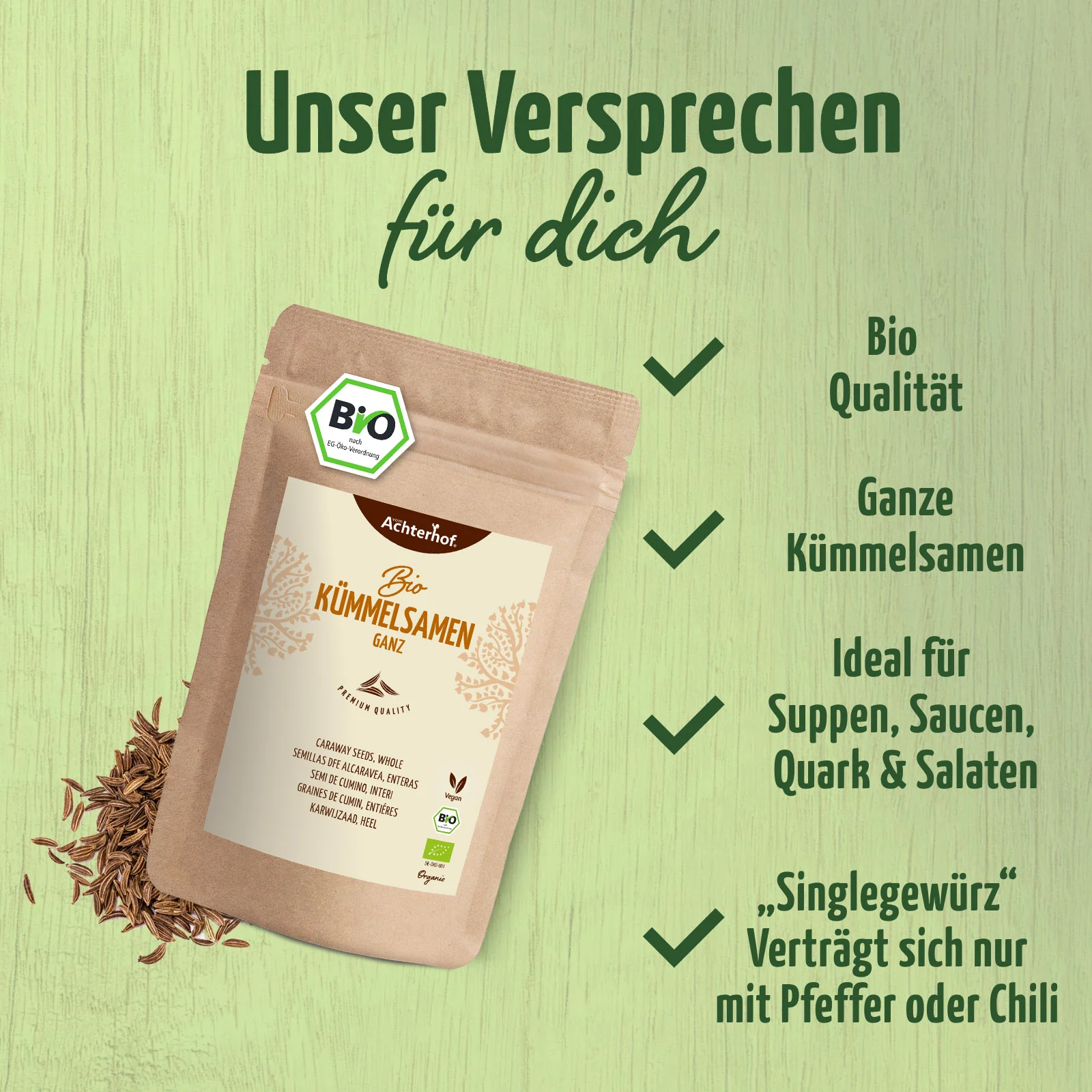 Kümmelsamen ganz Bio (1000g) - Image 4