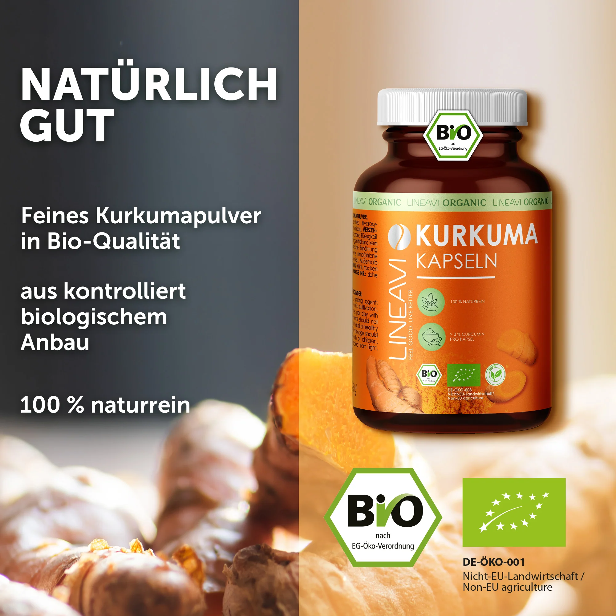 Kurkuma Kapseln bio (180 Kapseln) - Image 6