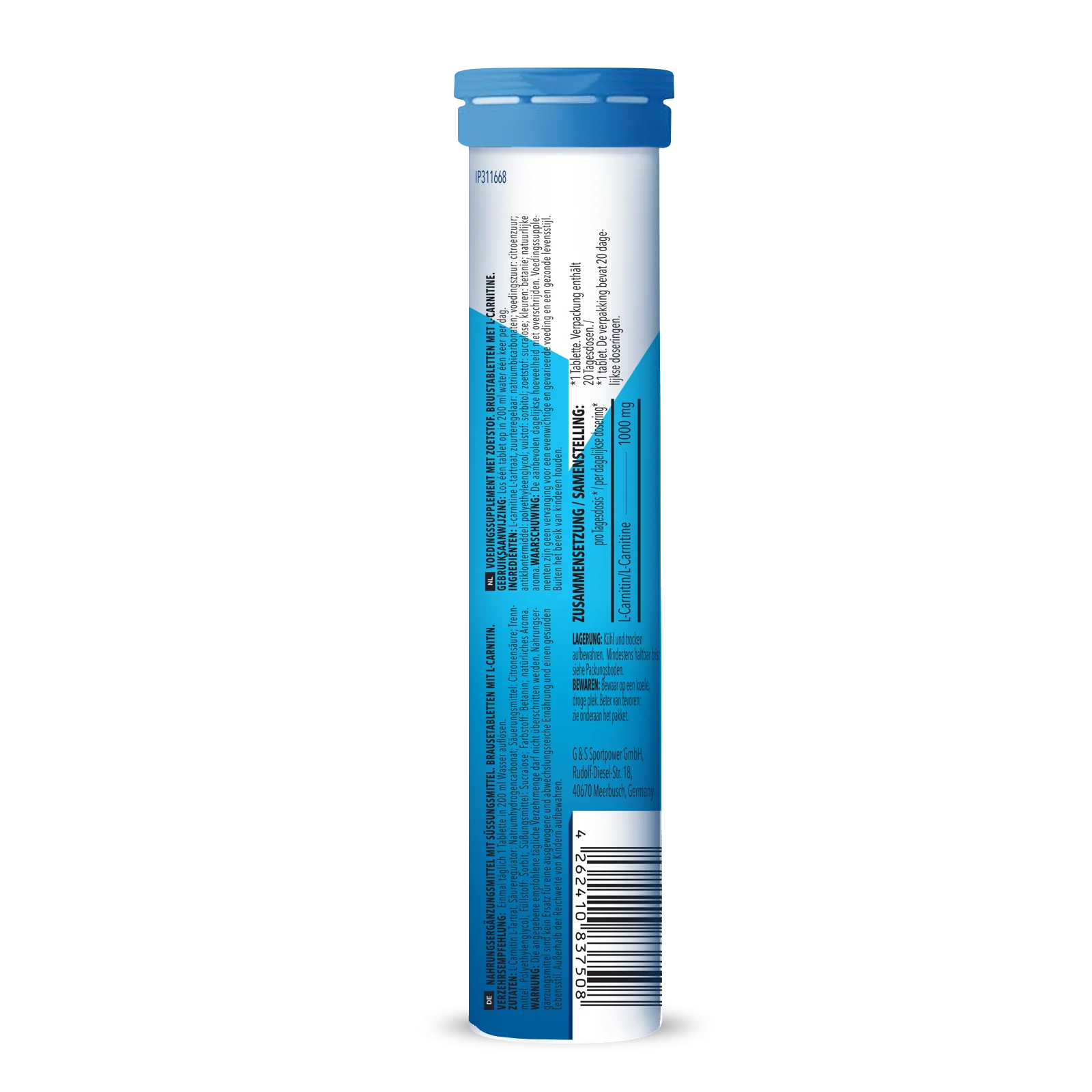 L-Carnitine - 6x 20 bruistabletten - Raspberry Flavouring - Image 9