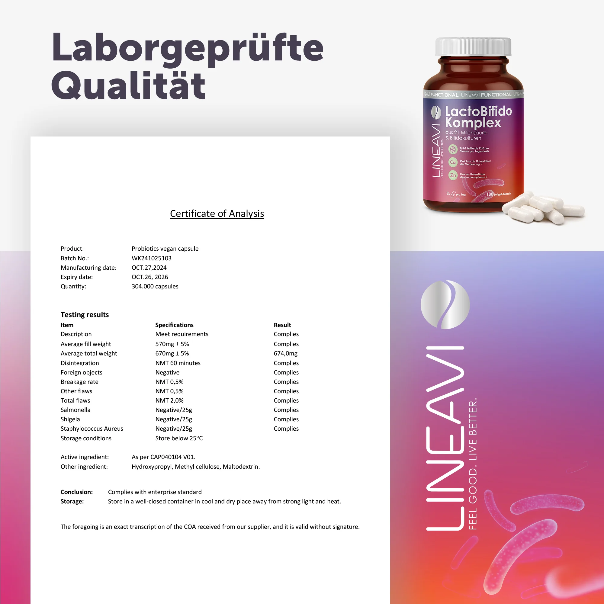 LactoBifido Komplex (180 Kapseln) - Image 8