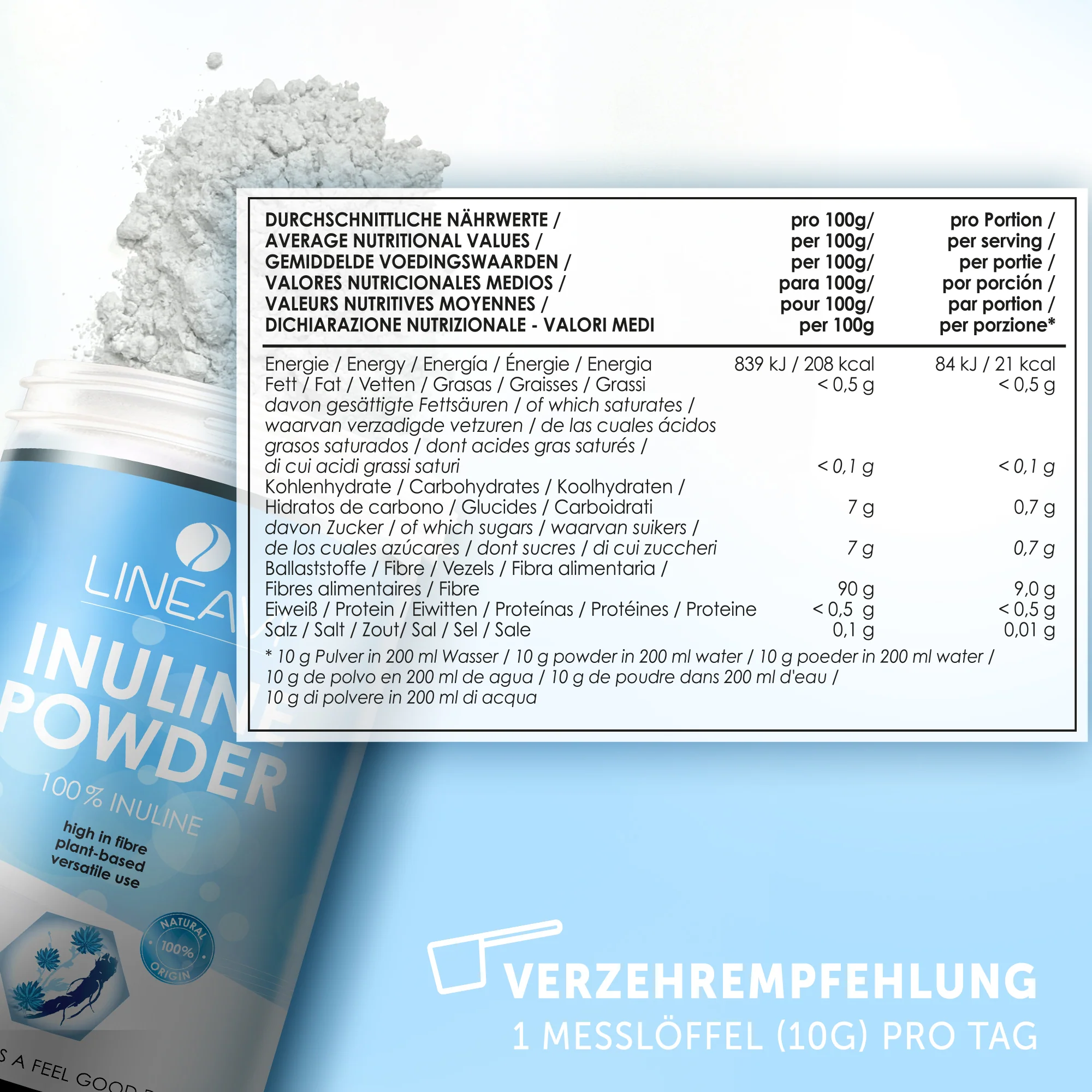 Doppelpack: Inulinpulver (2x500g) - Image 7