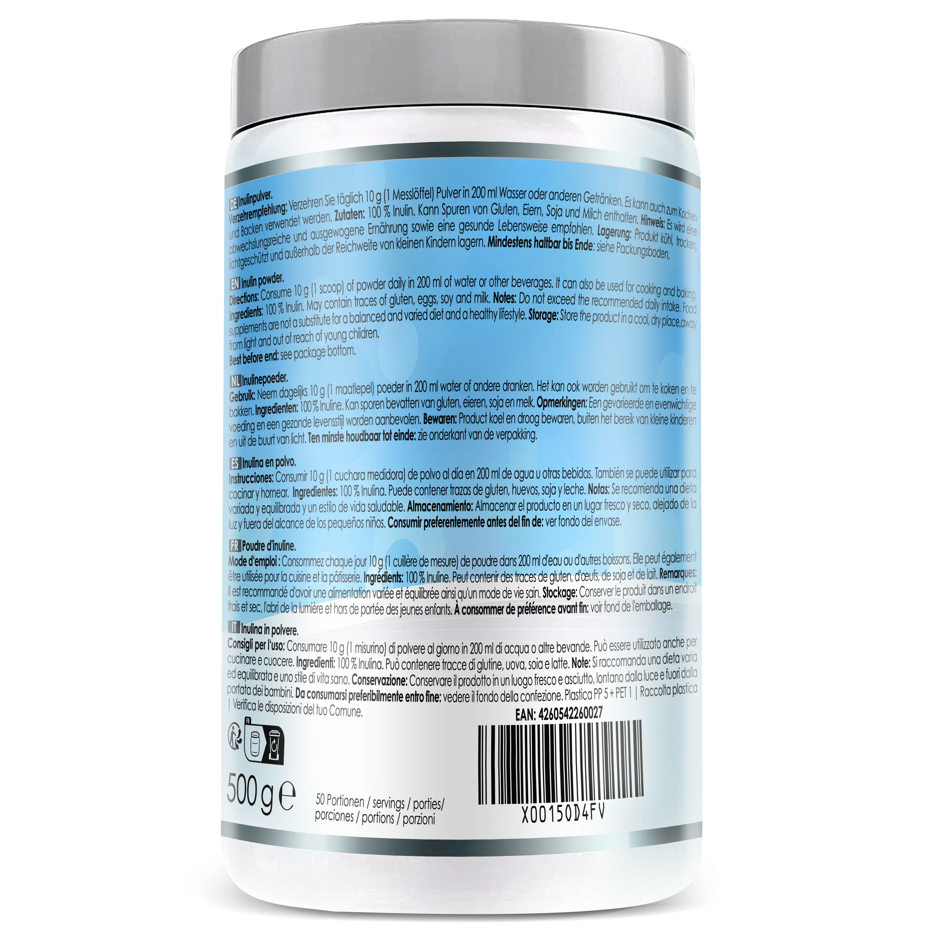 Doppelpack: Inulinpulver (2x500g) - Image 8