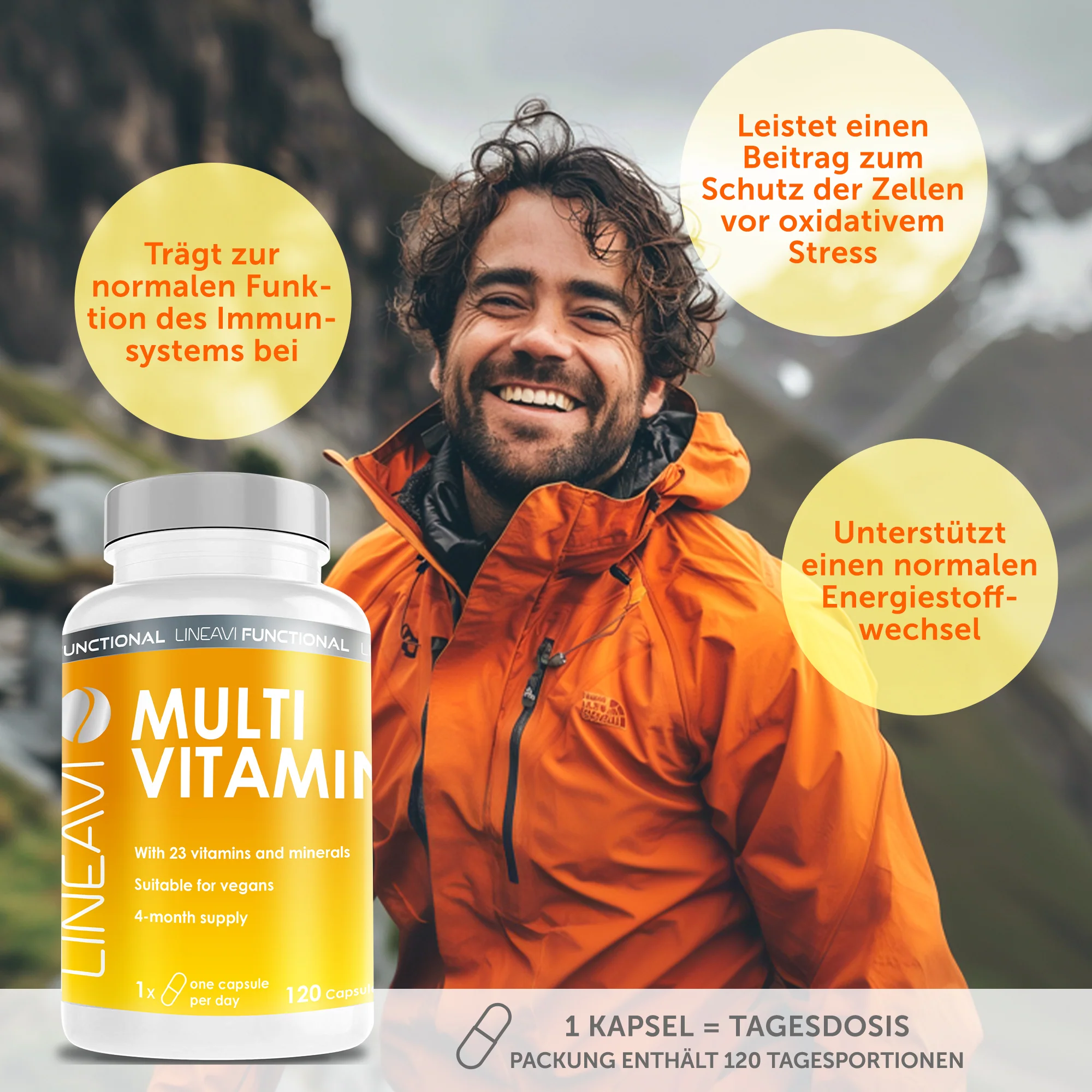 Multivitamin Doppelpack (2x120 Kapseln) - Image 5