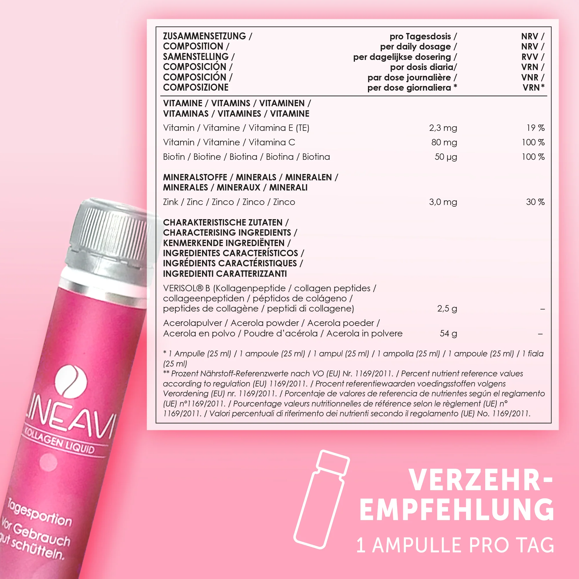 Kollagen Liquid 2-Monatspackung (2x30x25ml Trinkfläschchen) - Image 7
