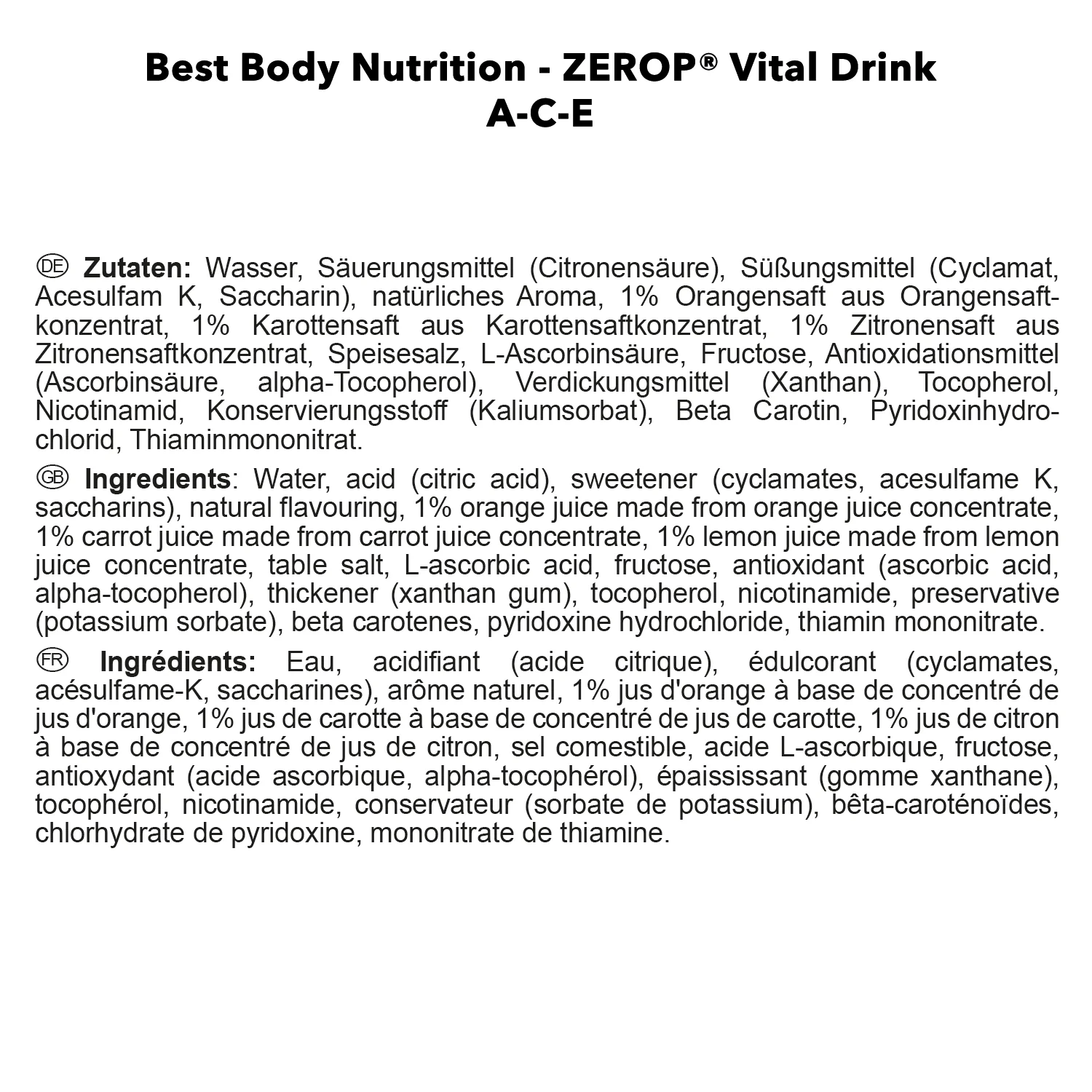 Vital Drink Konzentrat (1000ml) - Image 101