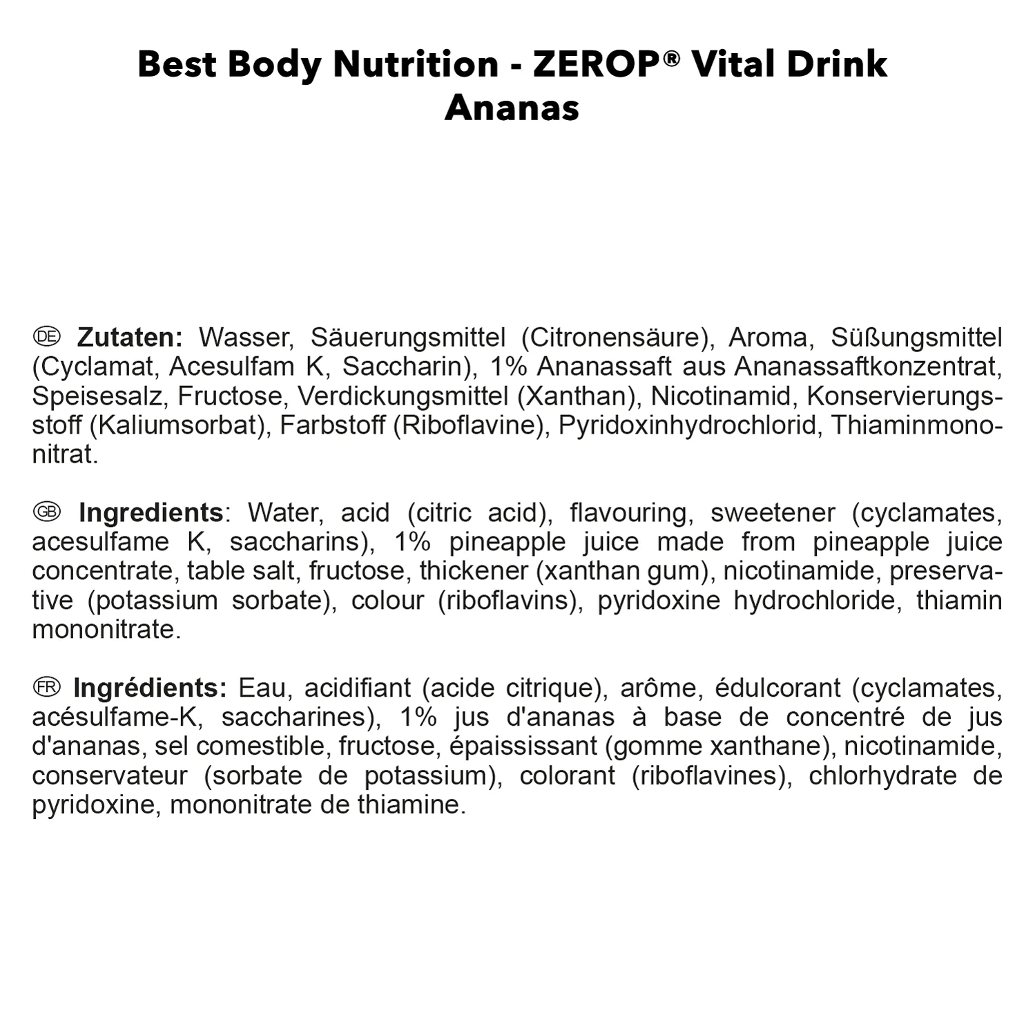 Vital Drink Konzentrat (1000ml) - Image 20