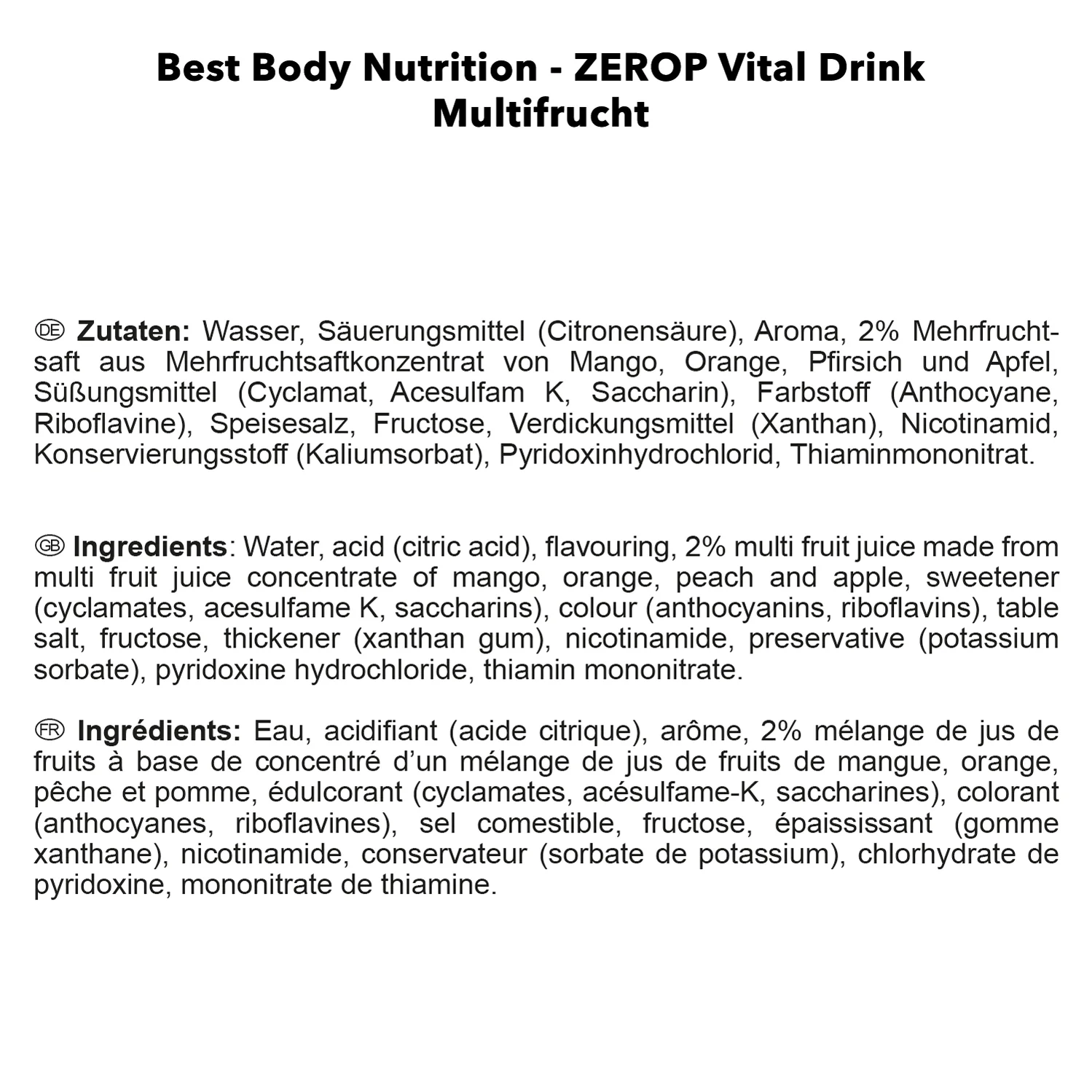 Vital Drink Konzentrat (1000ml) - Image 29
