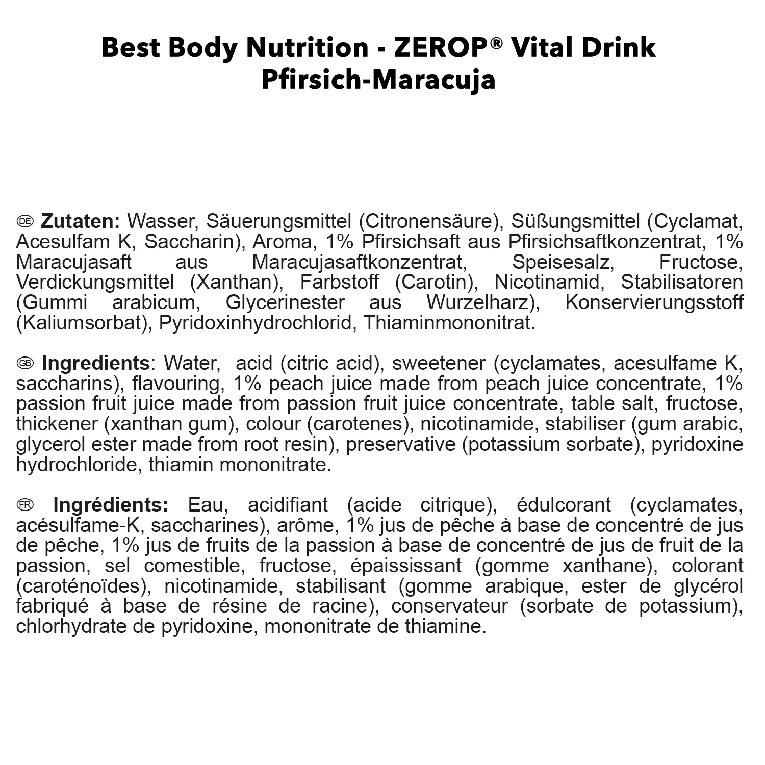 Vital Drink Konzentrat (1000ml) - Image 32