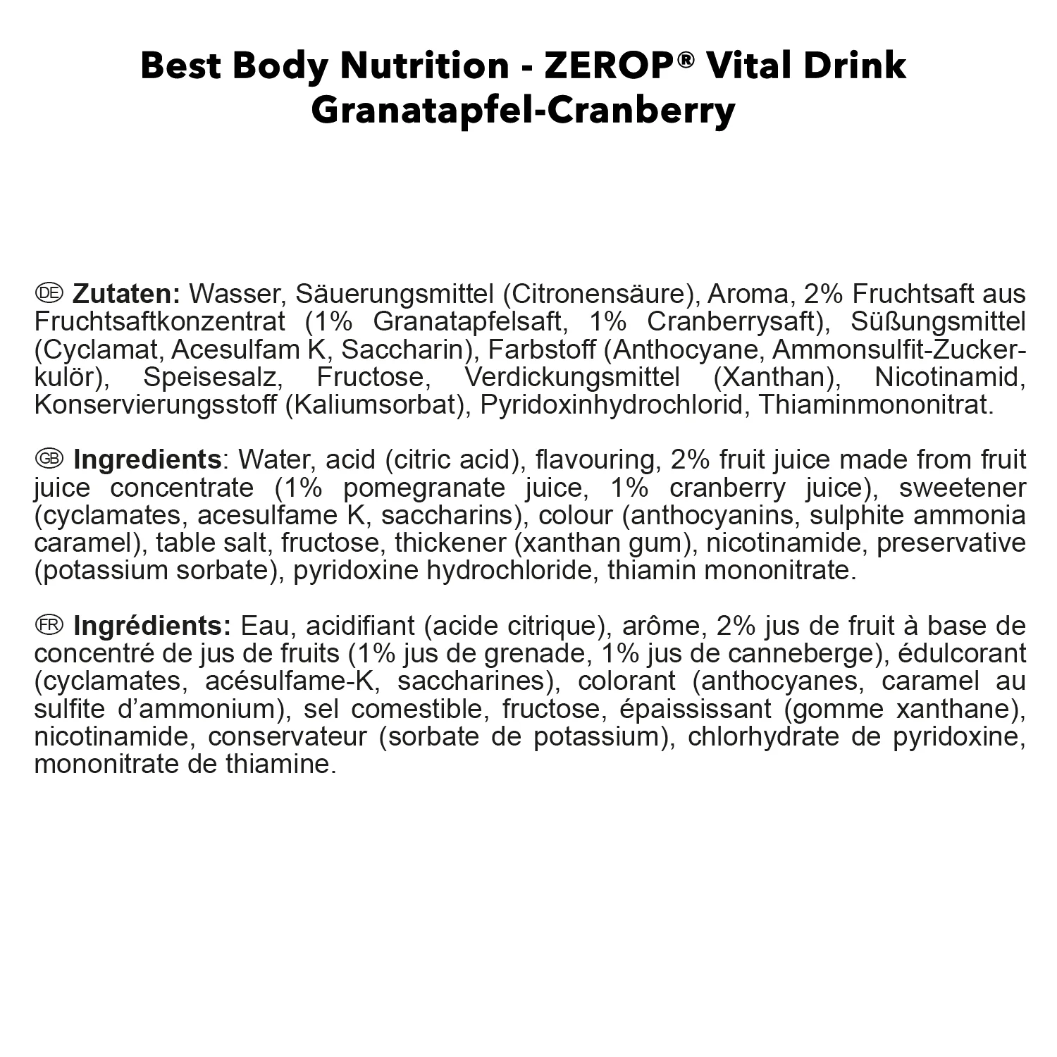 Vital Drink Konzentrat (1000ml) - Image 68