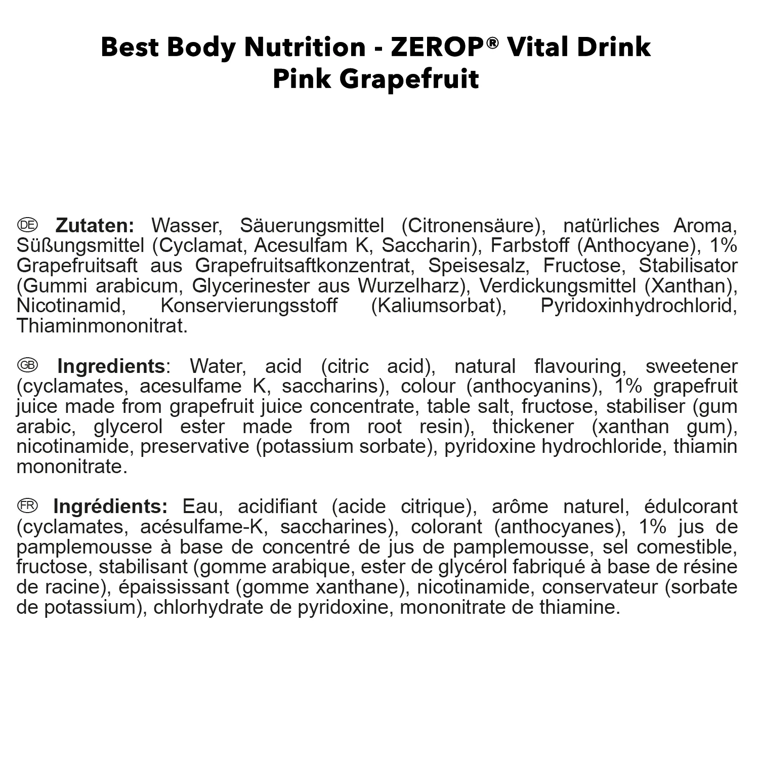 Vital Drink Konzentrat (1000ml) - Image 8