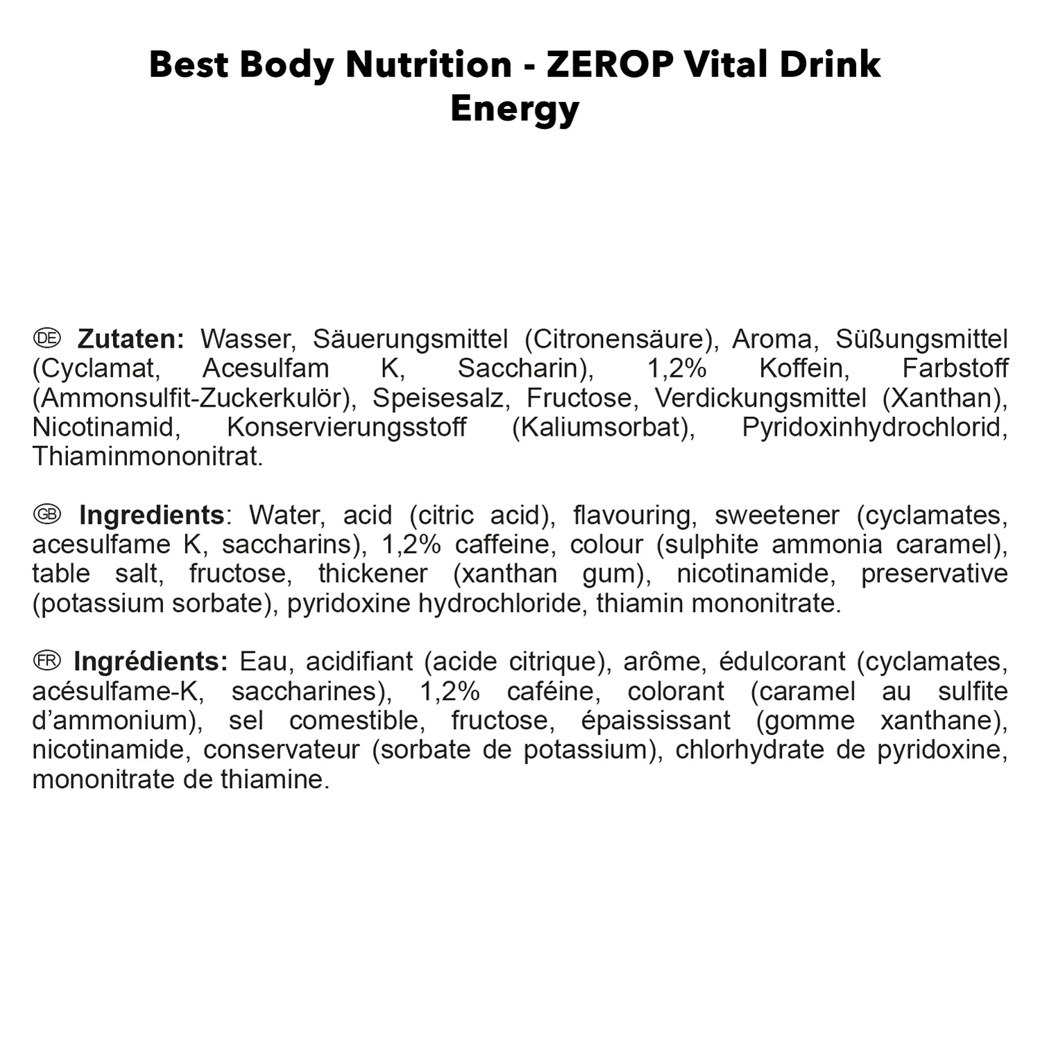 Vital Drink Konzentrat (1000ml) - Image 80