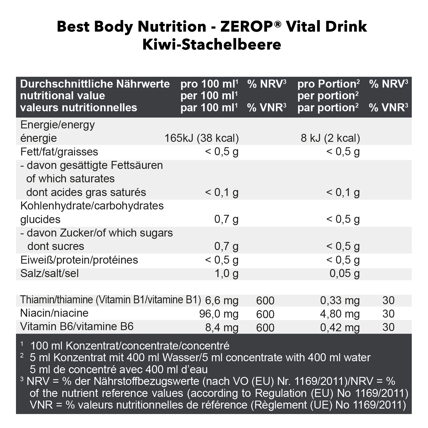 Vital Drink Konzentrat (1000ml) - Image 84