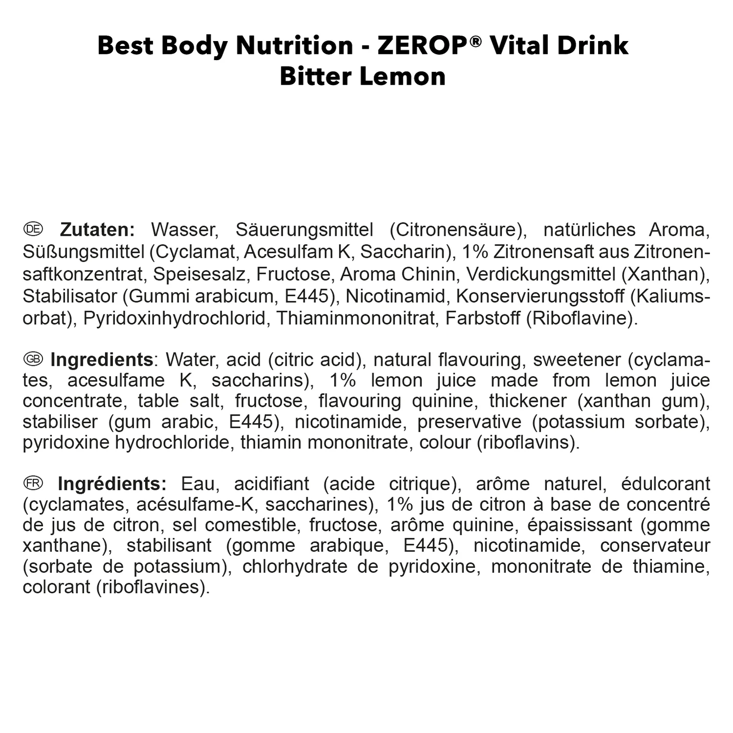 Vital Drink Konzentrat (1000ml) - Image 92