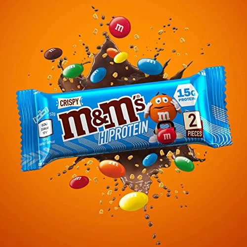 M&M's Crispy High Protein Bar Milk Chocolate (12x52g) - Image 2