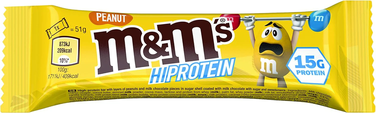 M&Ms Hi-Protein Bar (12x51g) - Image 11