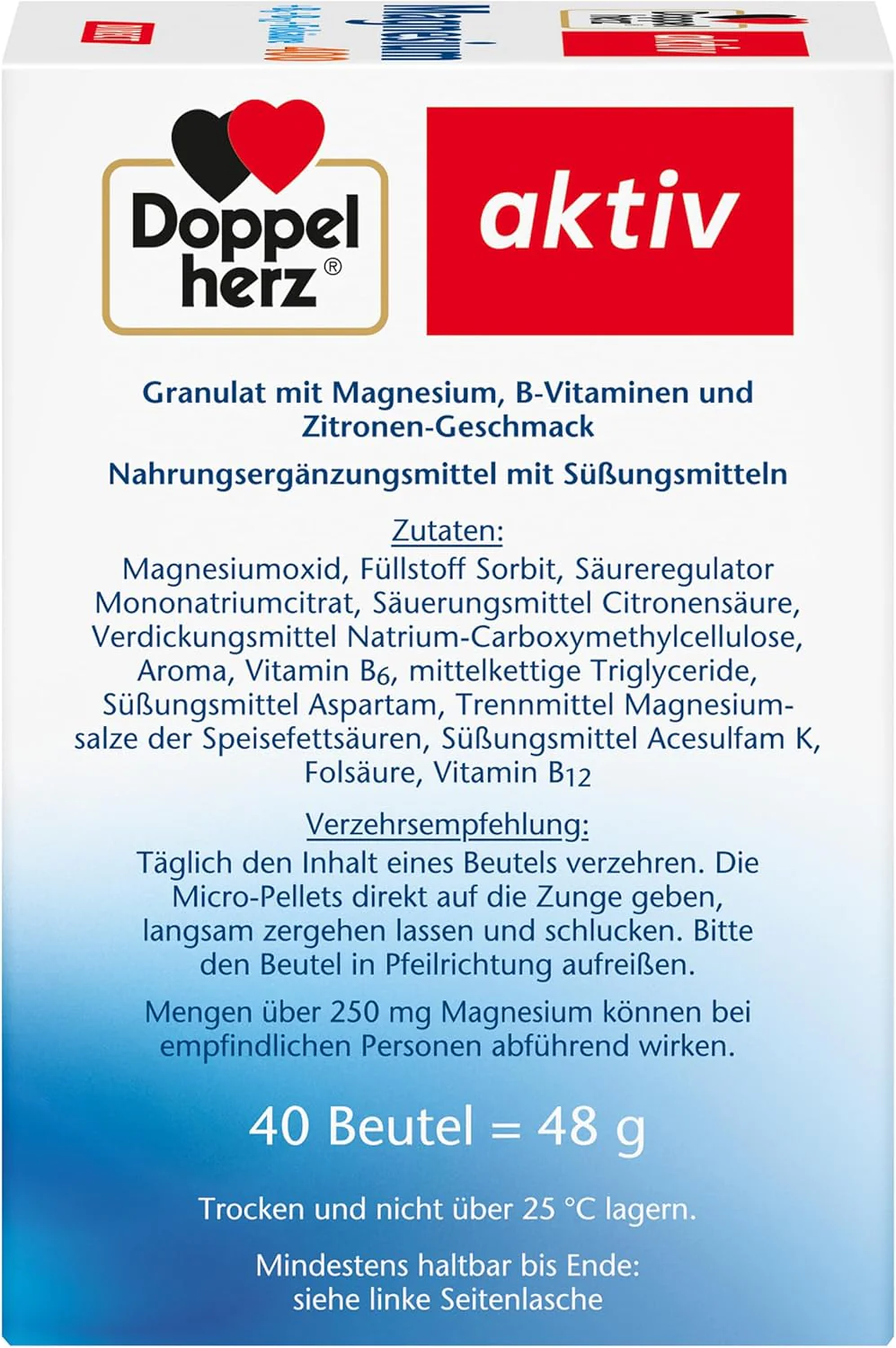 Magnesium 400 direct (40 Portionsbeutel) - Image 4