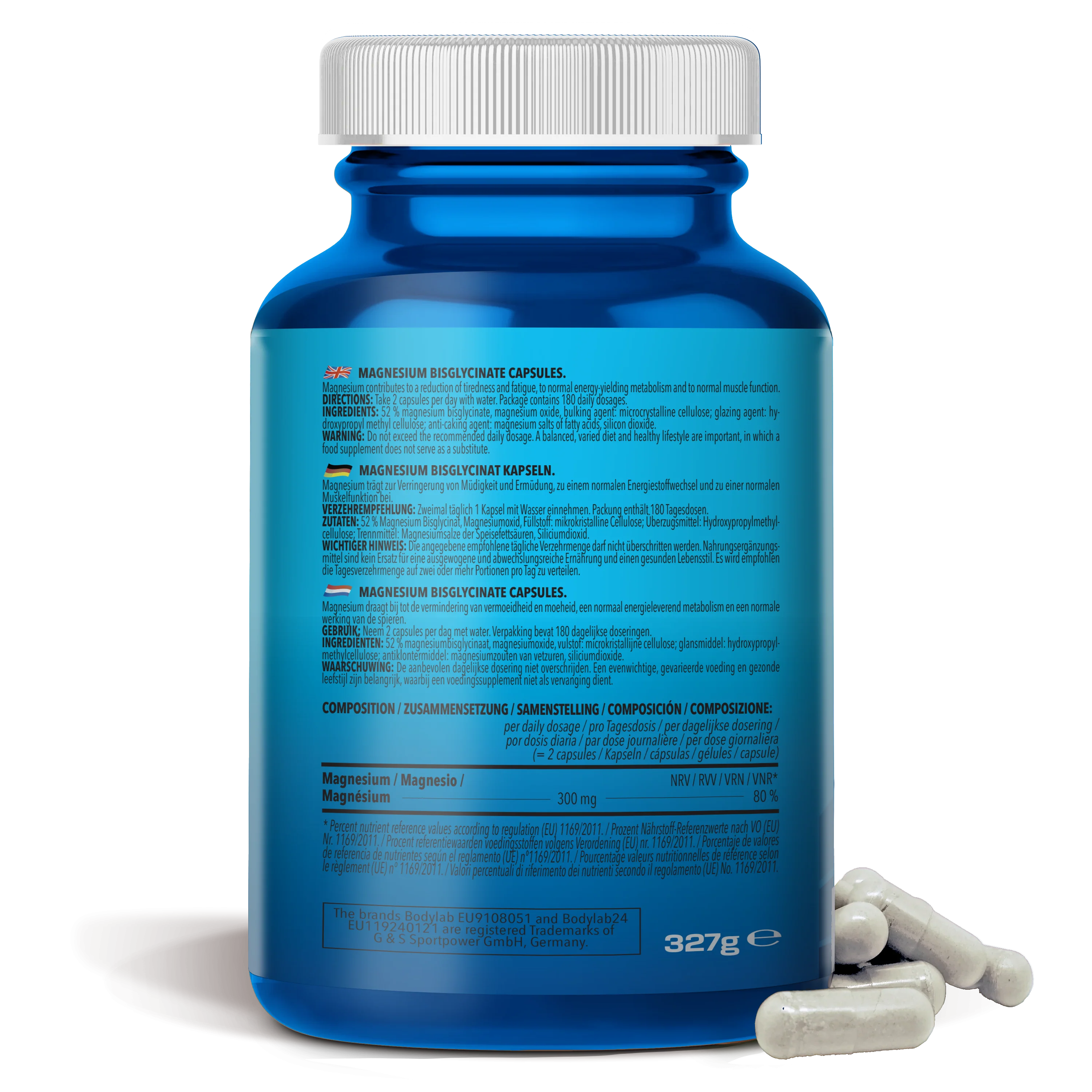Magnesium Bisglycinate (360 capsules) - Image 3