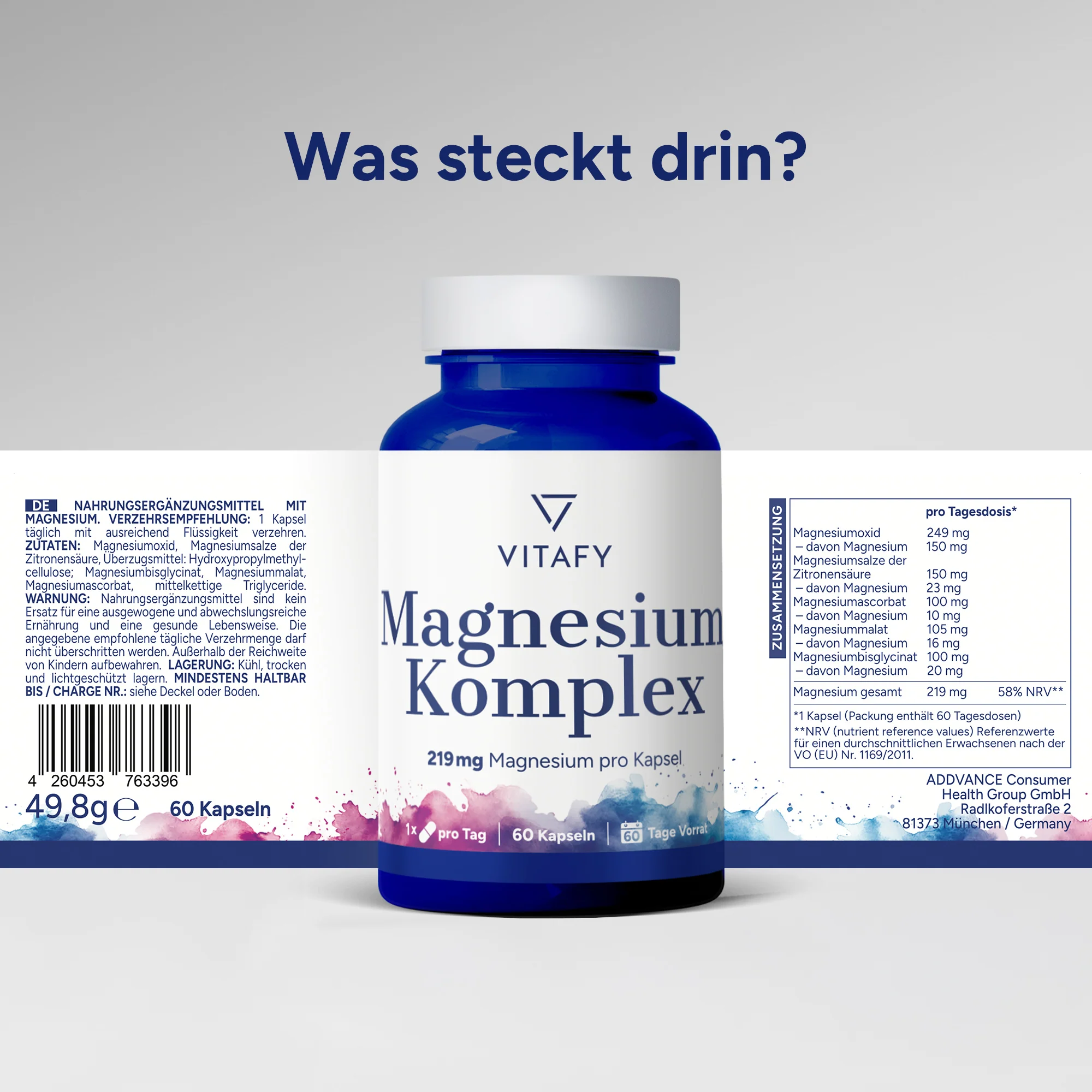 Magnesium Complex (60 capsules) - Image 6
