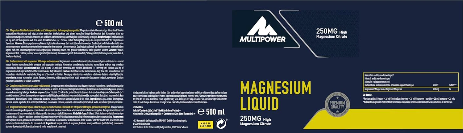 Magnesium Liquid (20 x 25ml) - Image 2