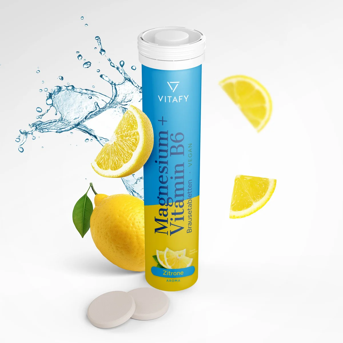 Magnesium + Vitamine B6 - Lemon (20 bruistabletten) - 6 Pack - Image 2