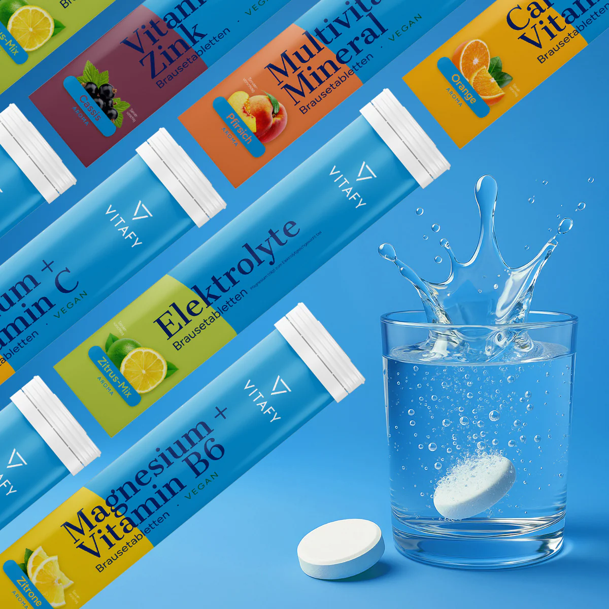 Magnesium + Vitamine C - Orange (20 bruistabletten) - Image 6