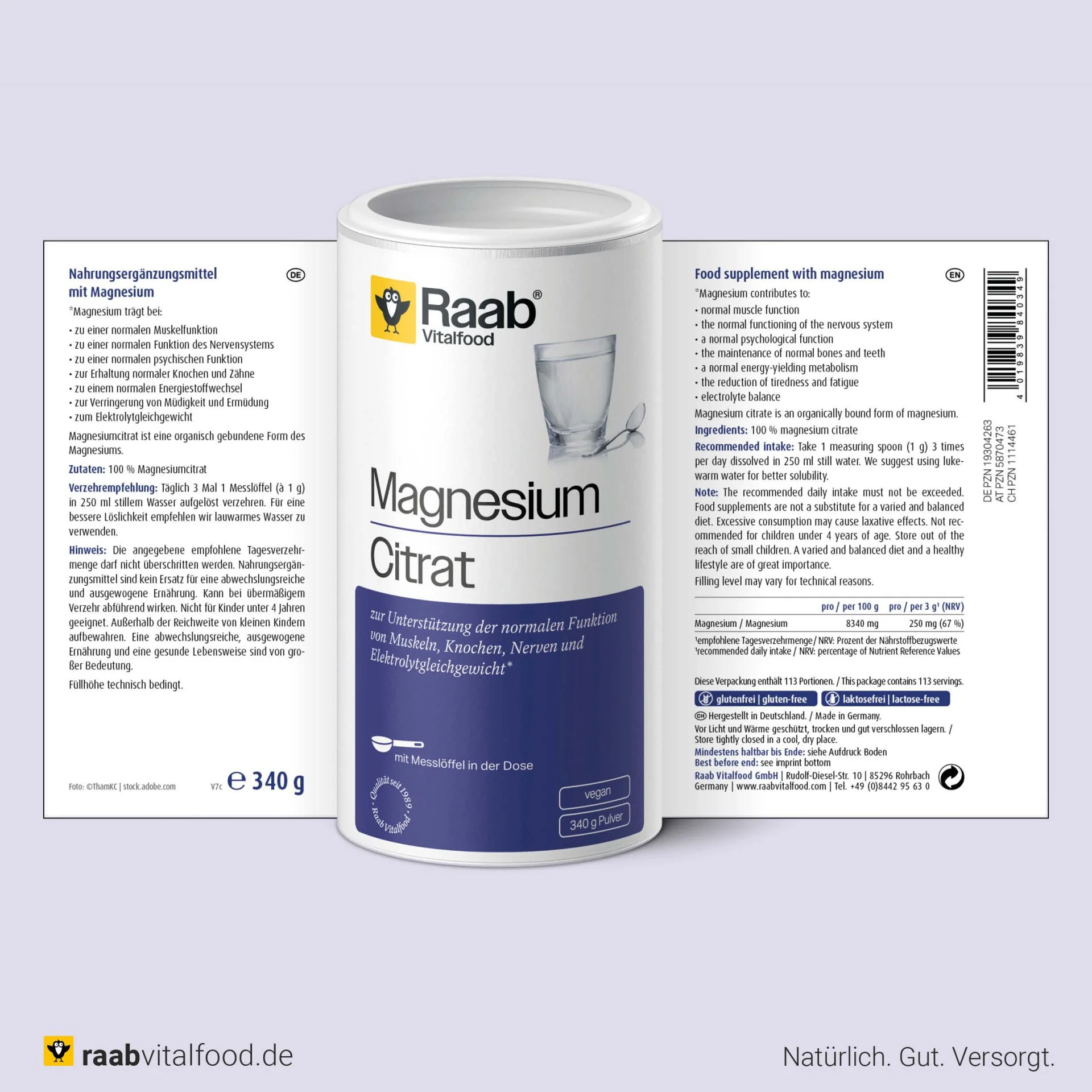 Magnesiumcitrat Pulver (340g) - Image 2