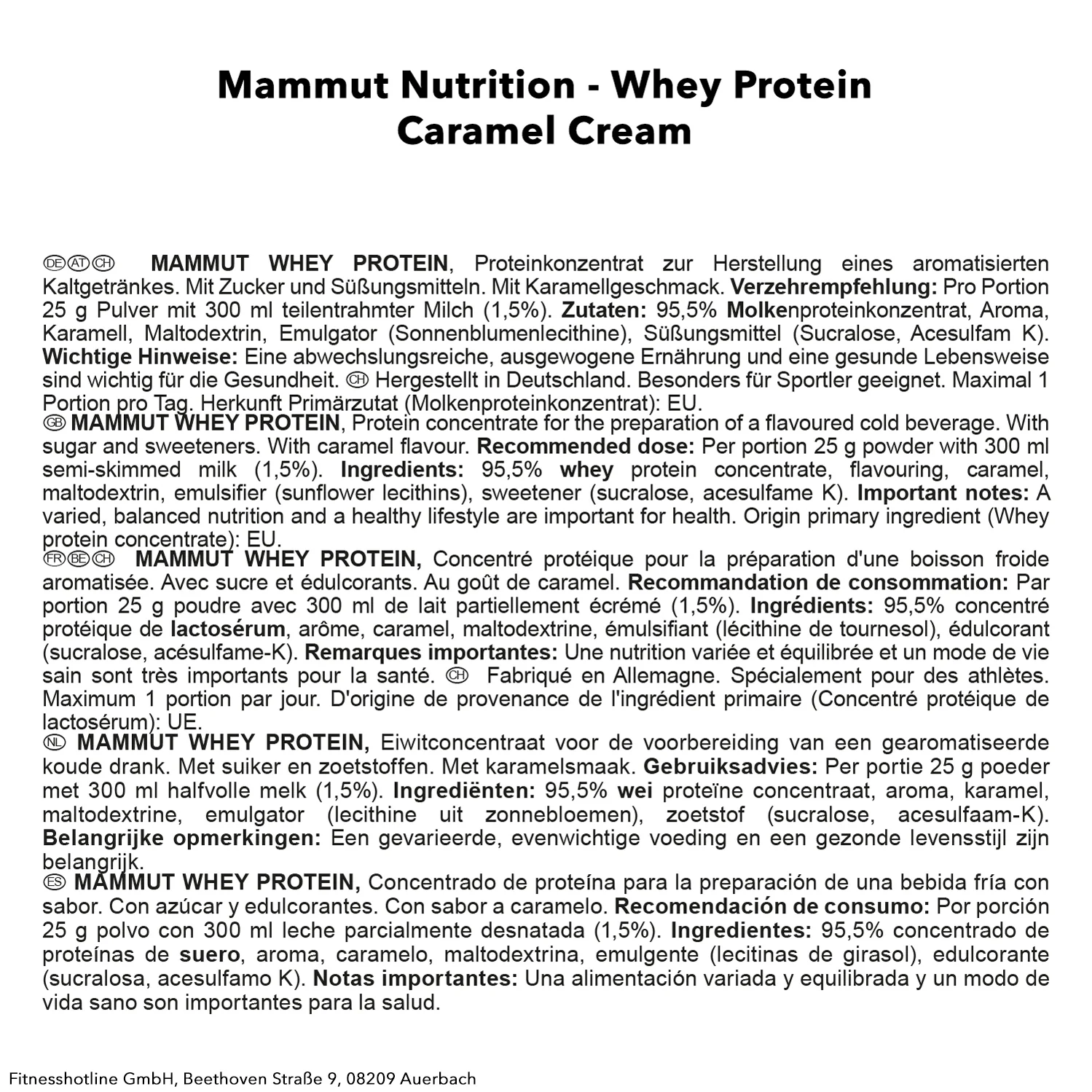 Mammut Whey Protein (1000g) - Image 14