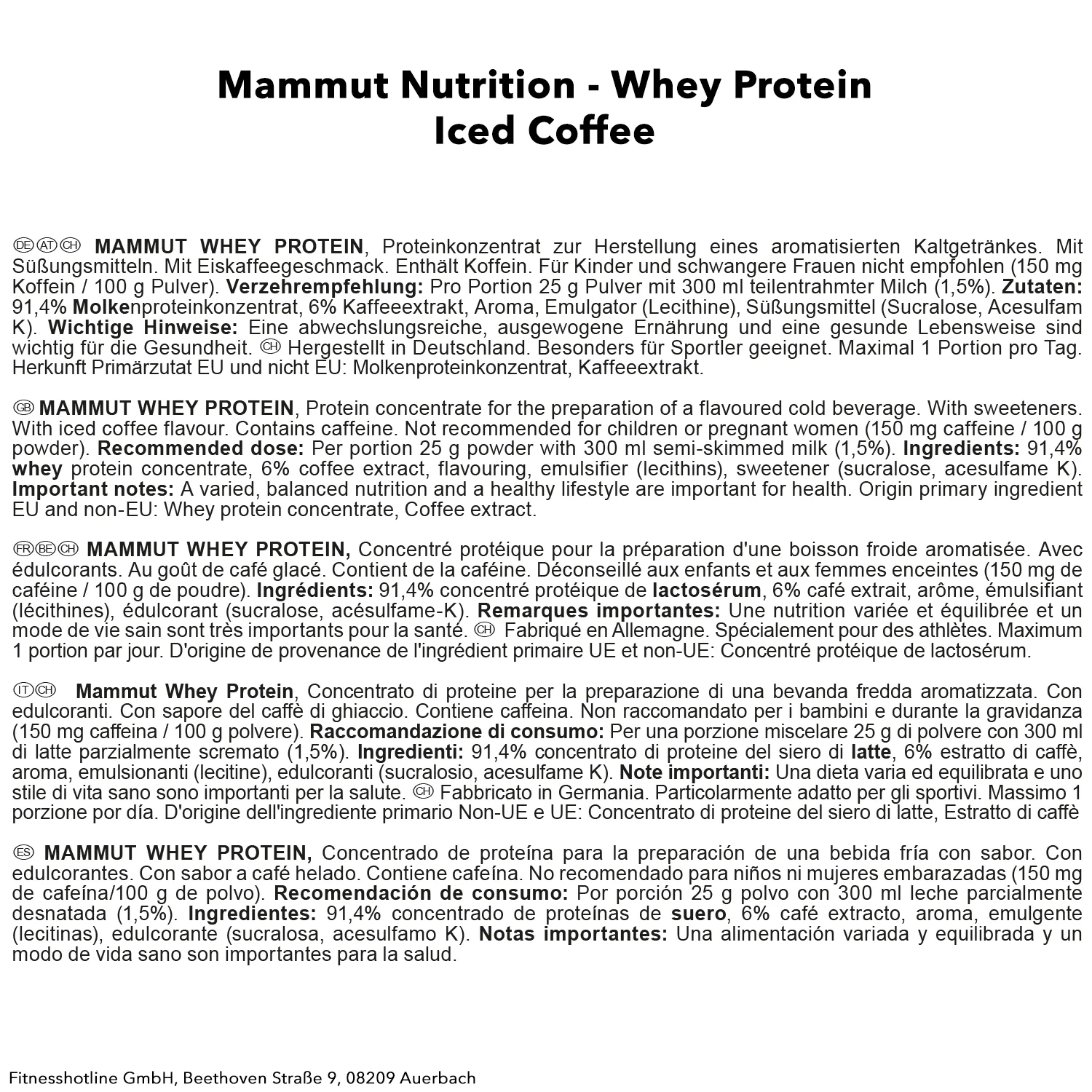 Mammut Whey Protein (1000g) - Image 23