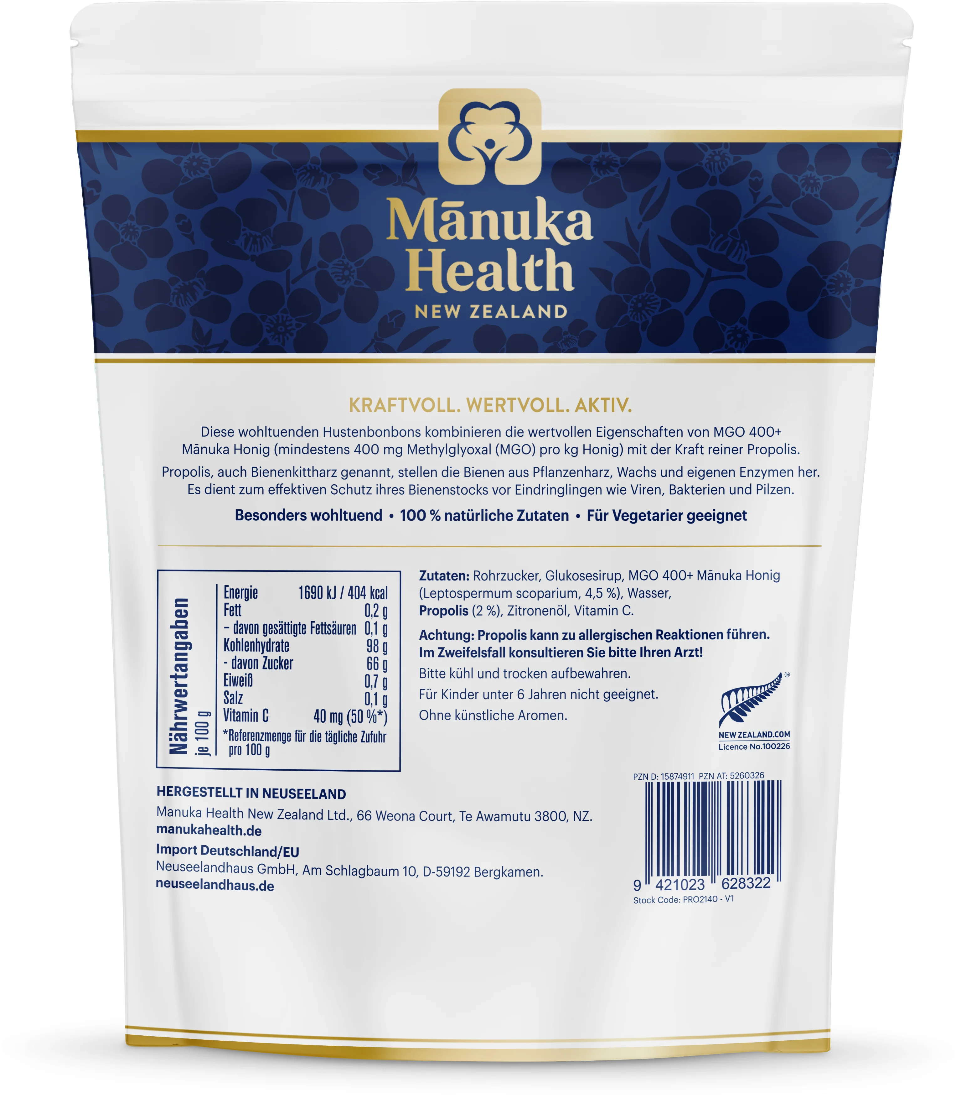 Manuka MGO 400+ Bonbons (250g) - Image 2