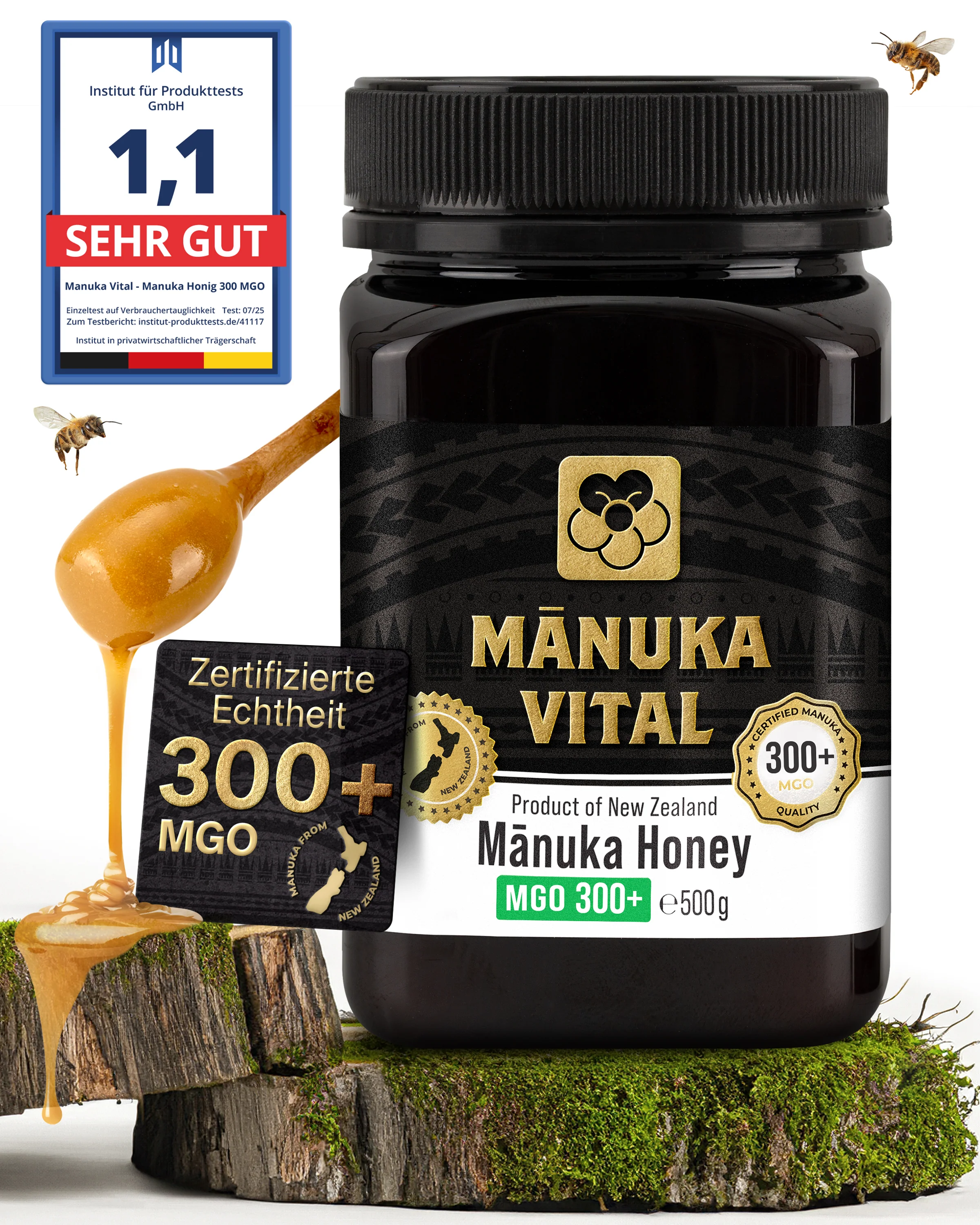 Manuka Vital Honig MGO 300+ (500g) - Image 5