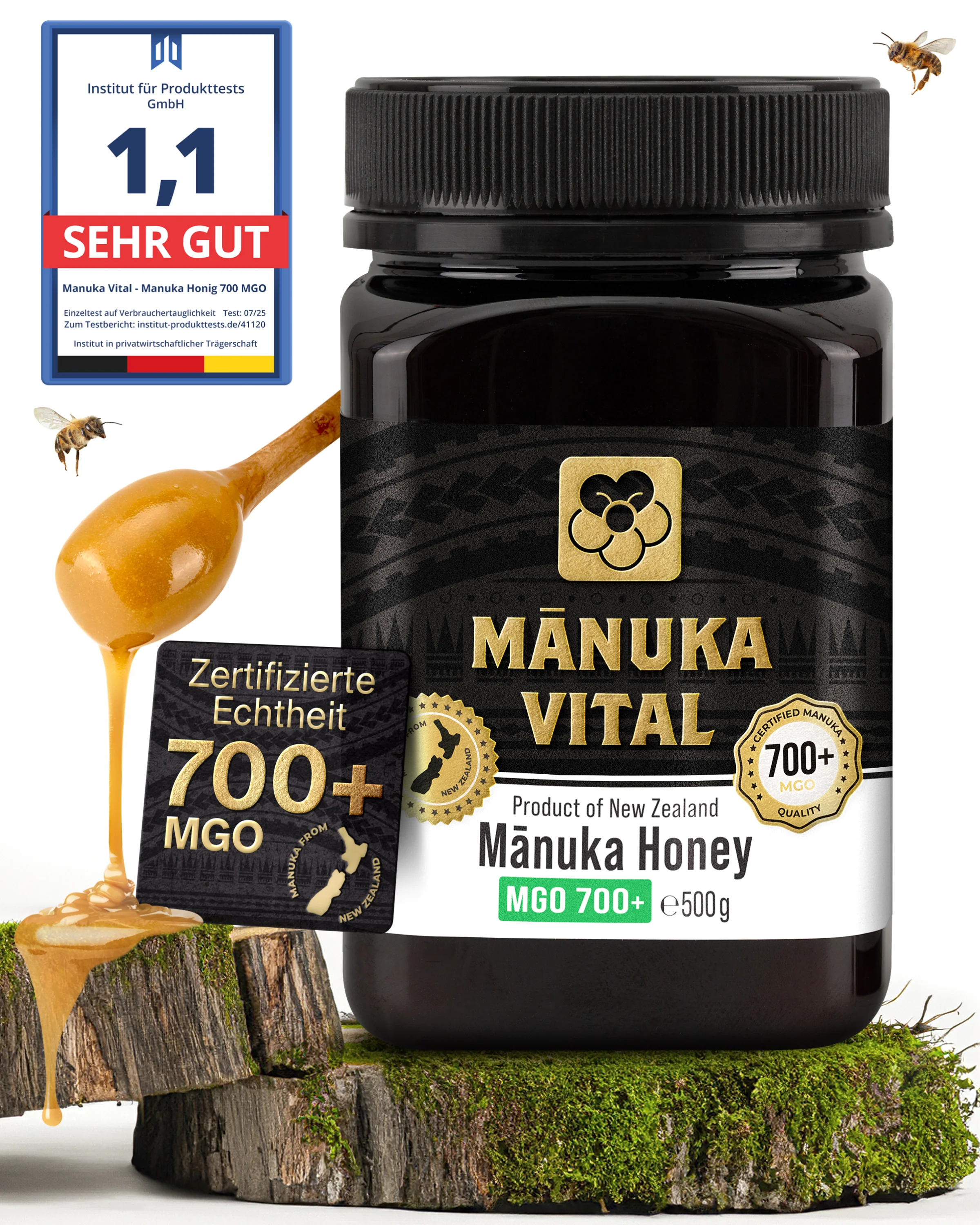 Manuka Vital Honig MGO 700+ (500g) - Image 4