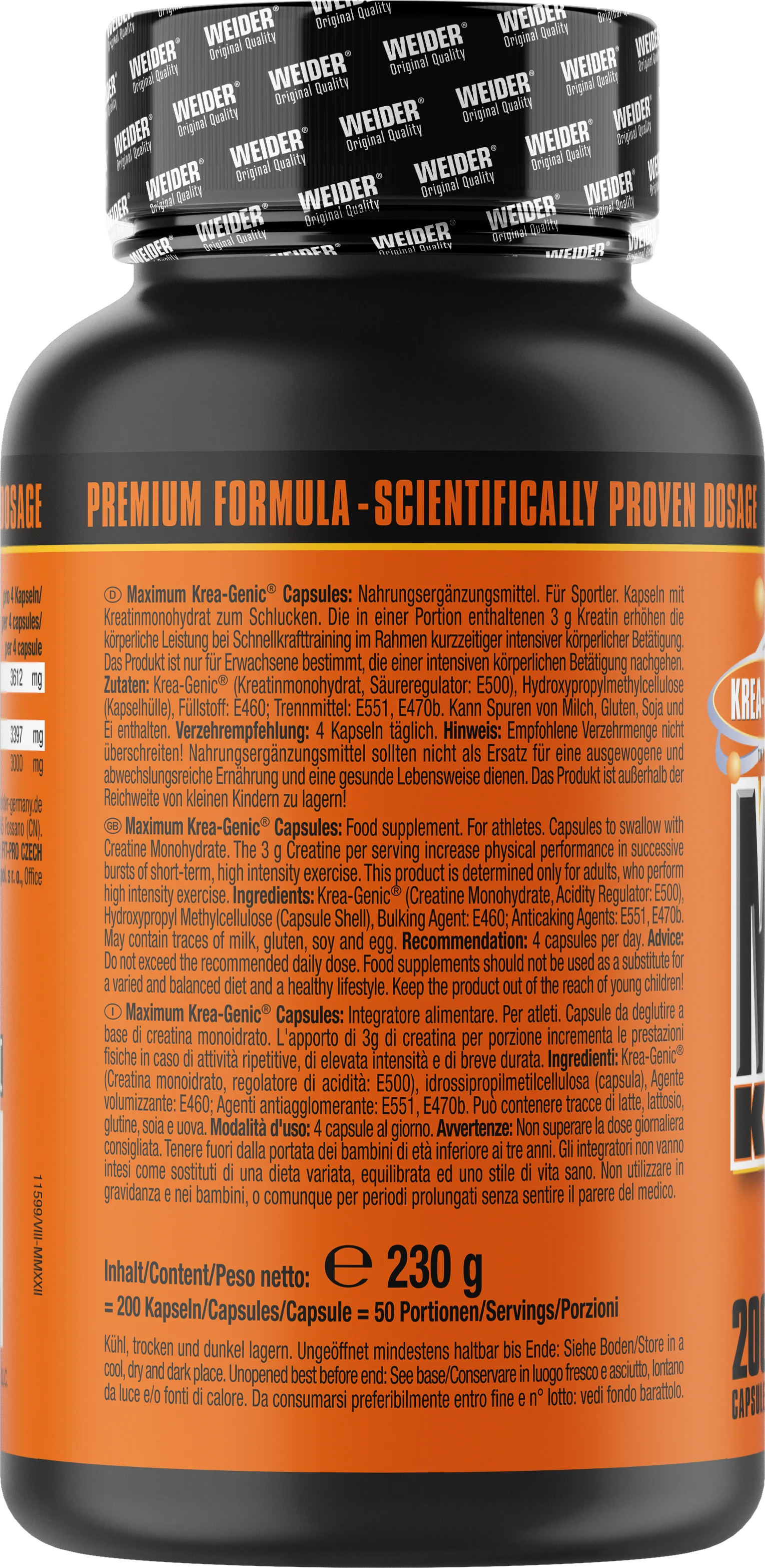 Maximum Krea-Genic (240 caps) - Image 3