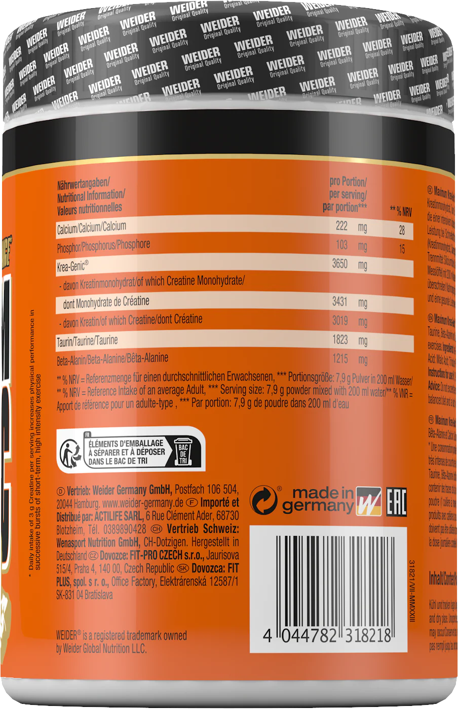 Maximum Krea-Genic Powder (454g) - Image 3