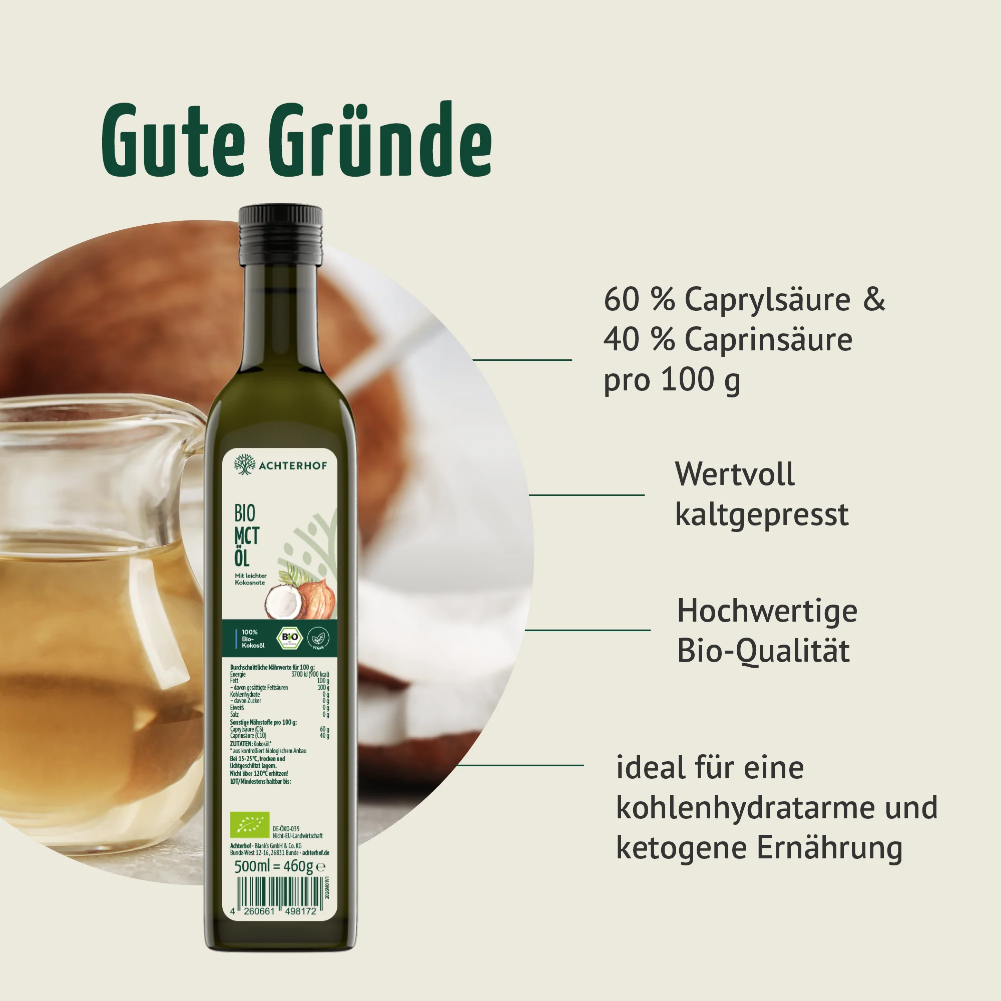 Bio MCT Öl (500ml) - Image 4