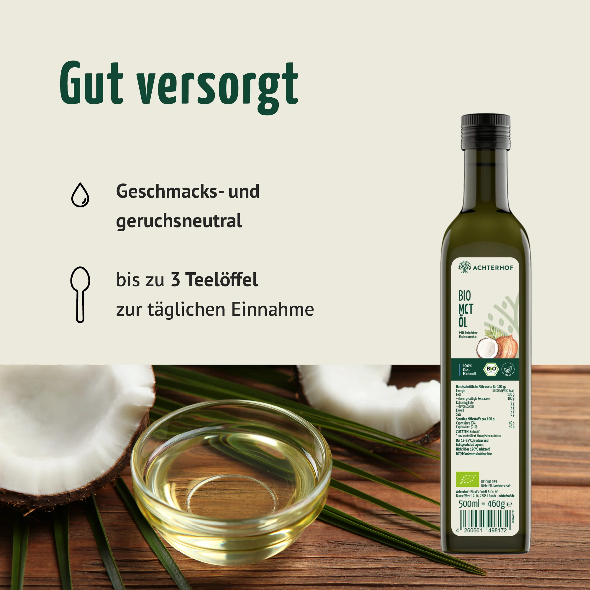 Bio MCT Öl (500ml) - Image 6