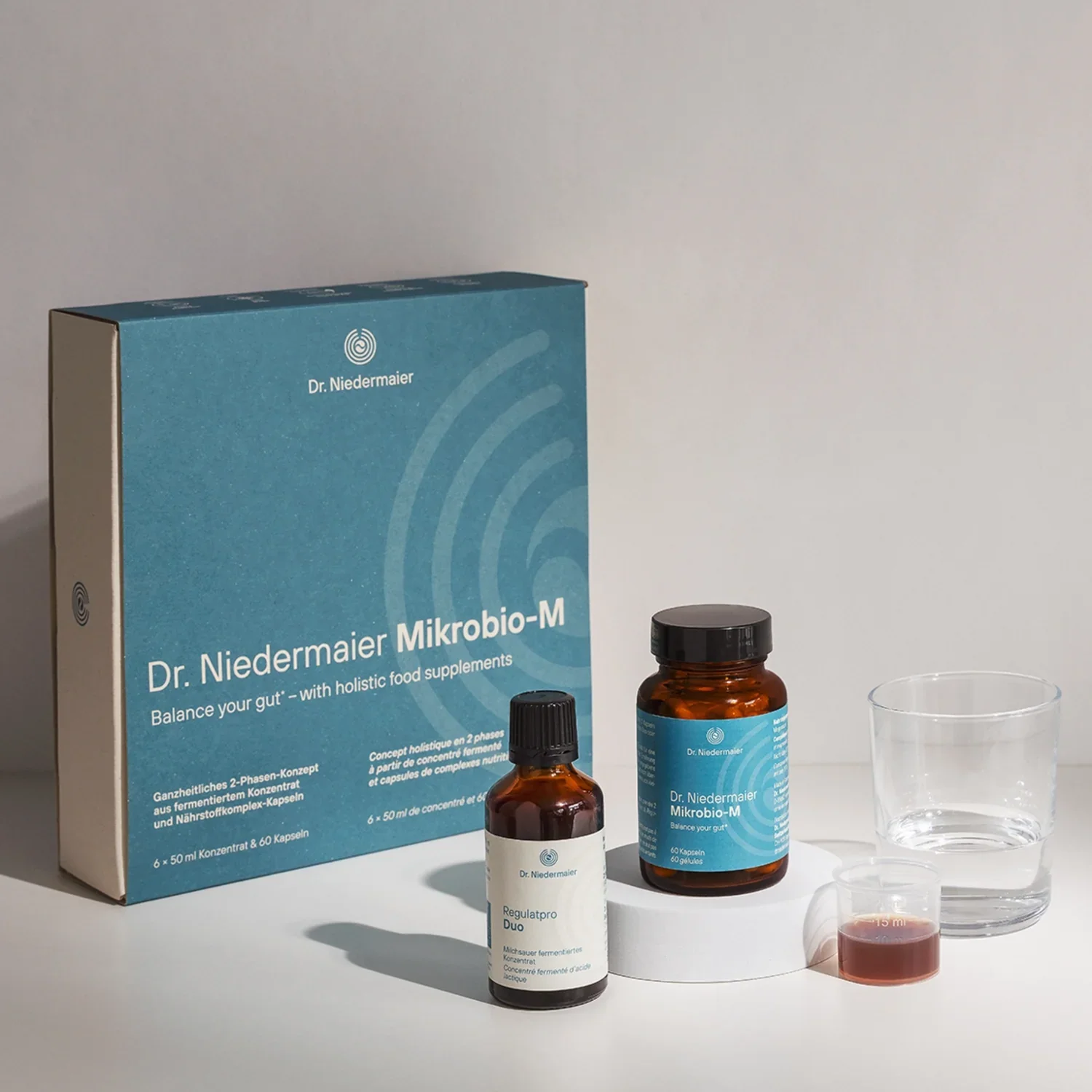 Mikrobio-M Monatsbox (6x50ml Konzentrat + 60 Kapseln) - Image 2