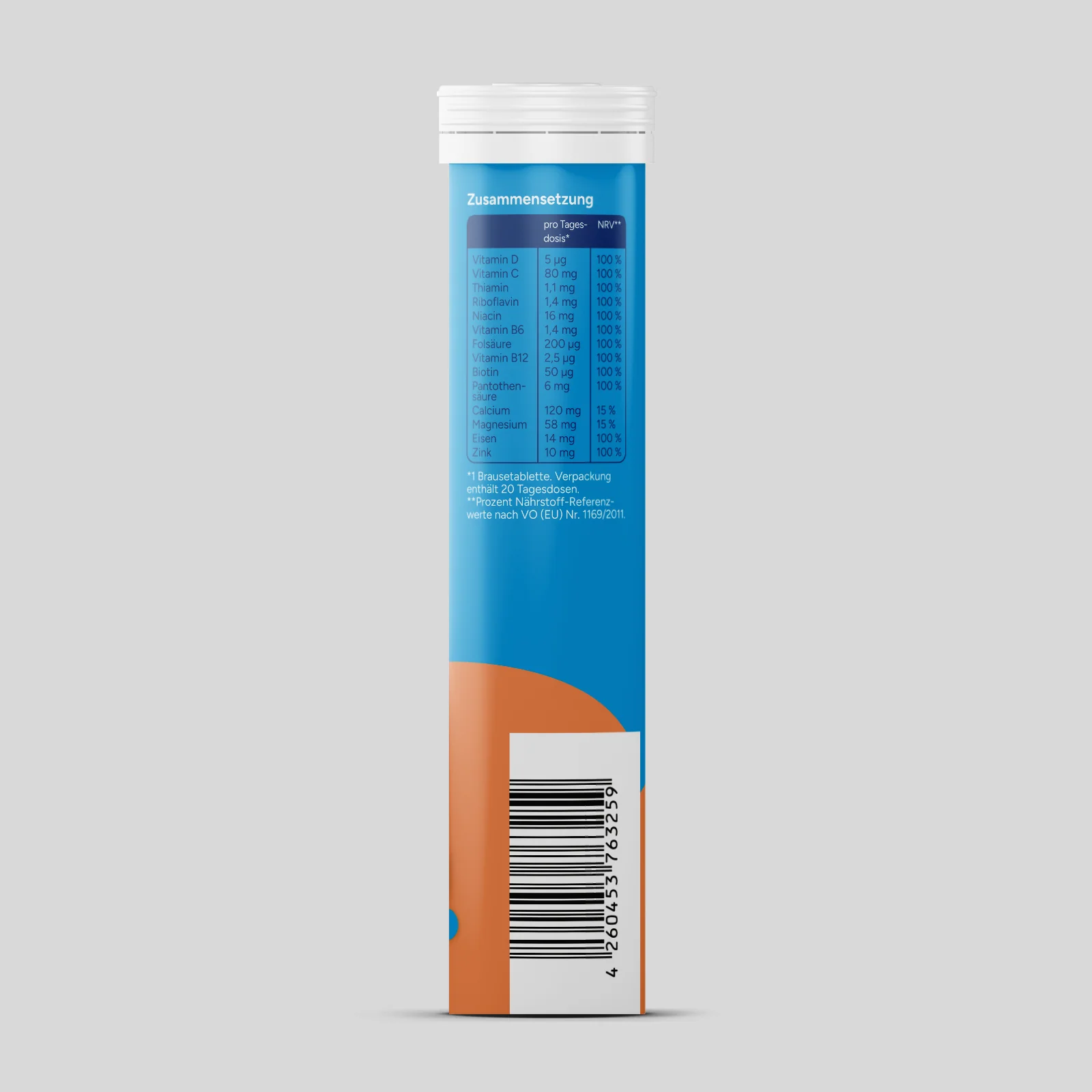 Multivitamine + Mineraal - Peach (20 bruistabletten) - Image 9